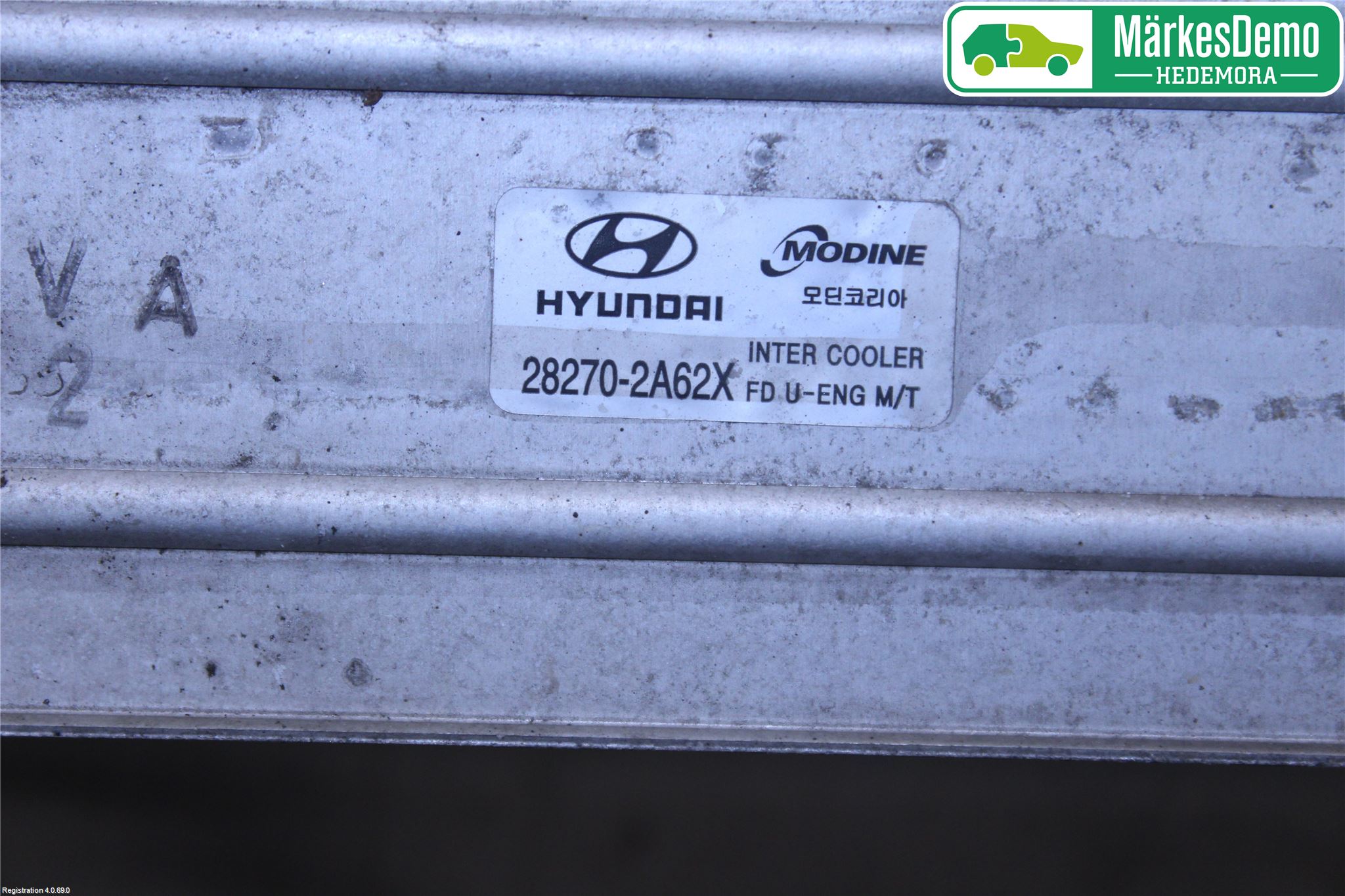 Hyundai i30 FD 07-12 Laddluft-Intercooler Kyl