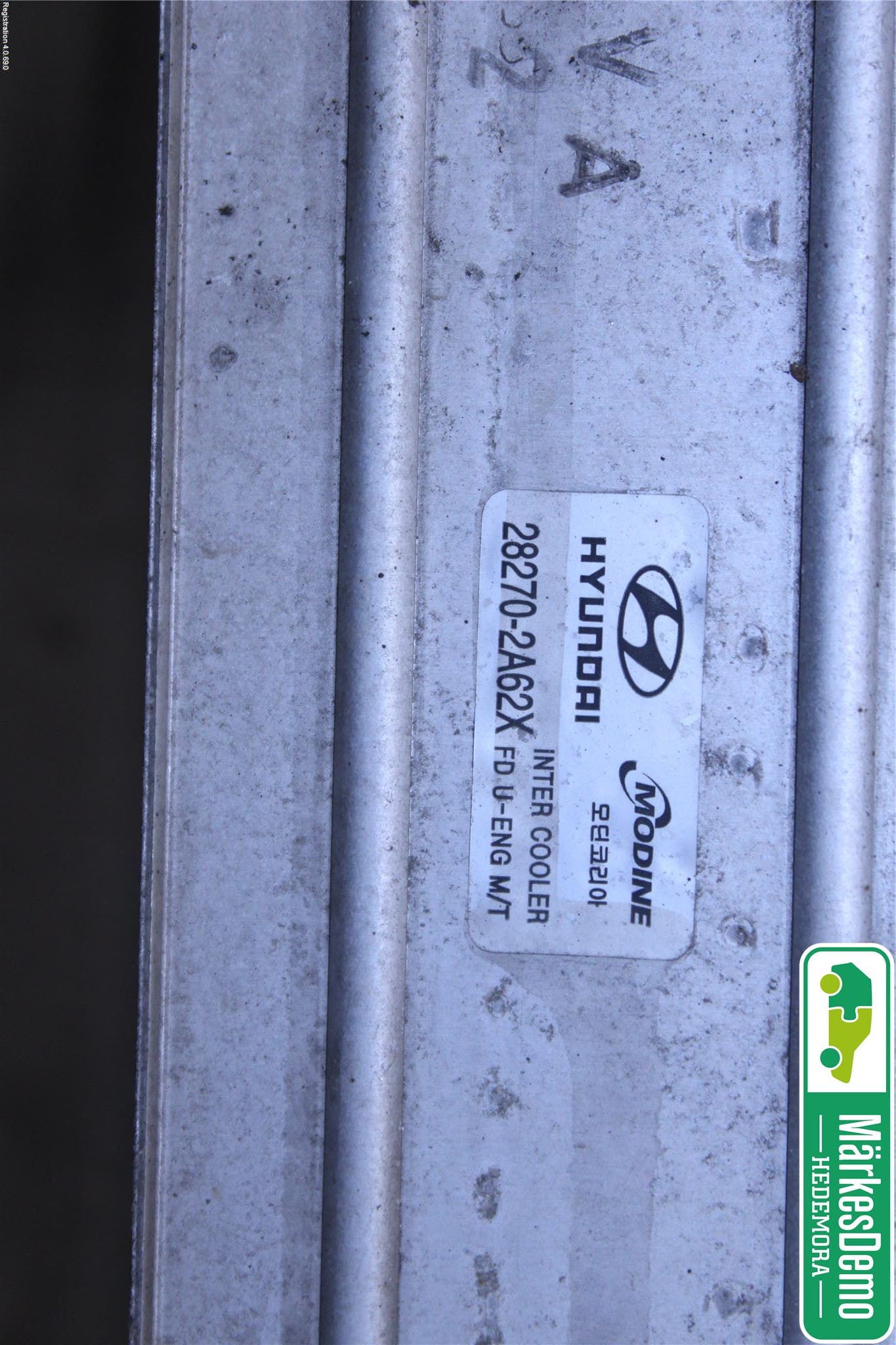 Hyundai i30 FD 07-12 Laddluft-Intercooler Kyl