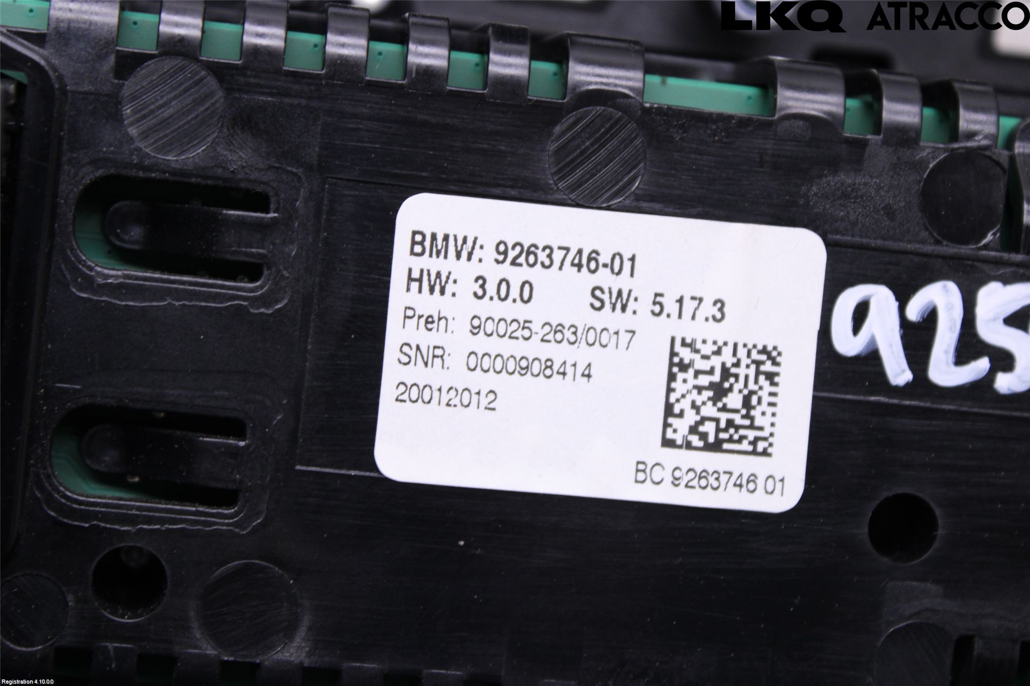 BMW 5 F10/F11/F18 09-17 Ac Styrenhet Ac Manöveren