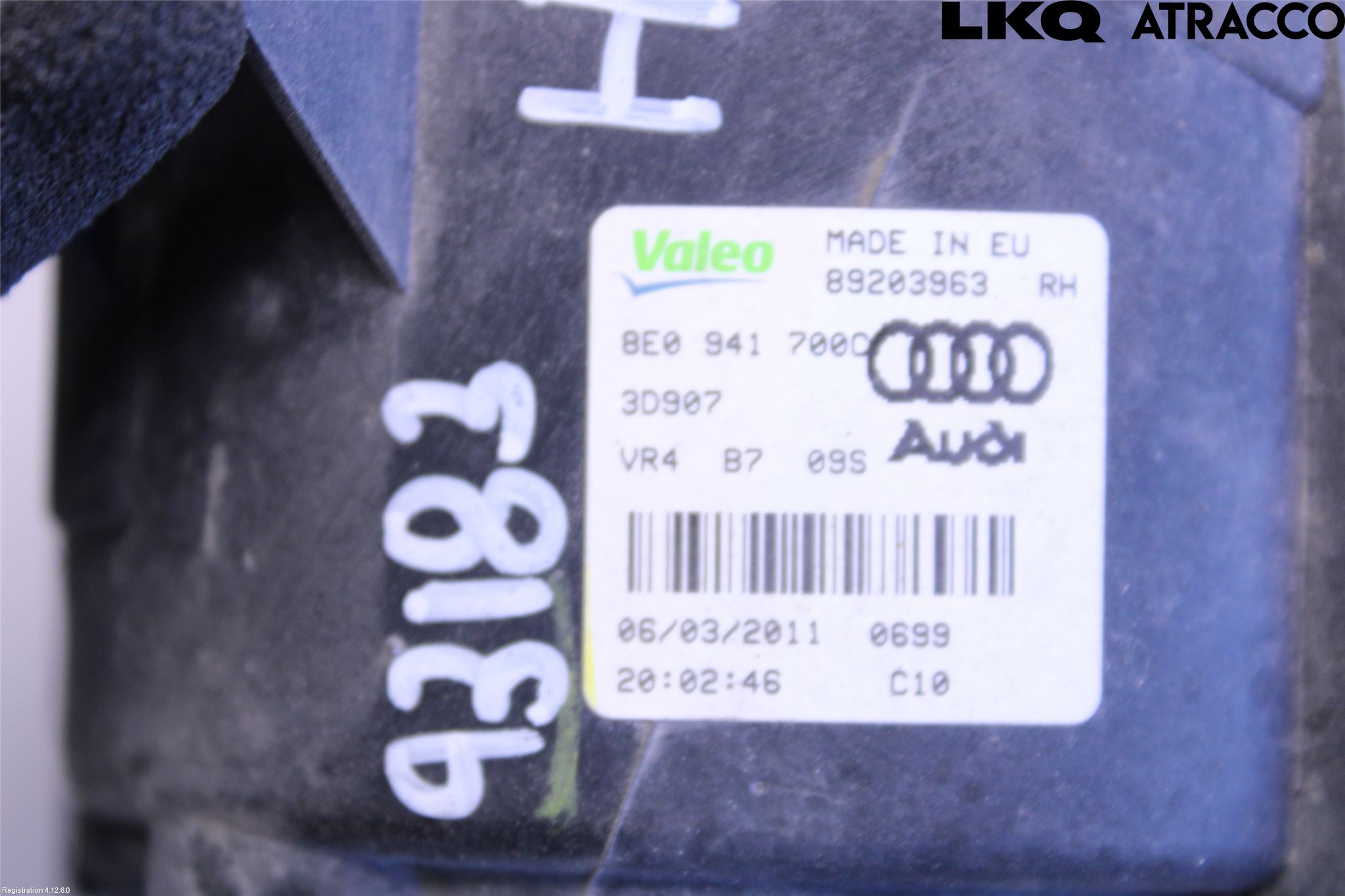 Audi A3/S3 05-13 Dimljus-Varselljus Fram