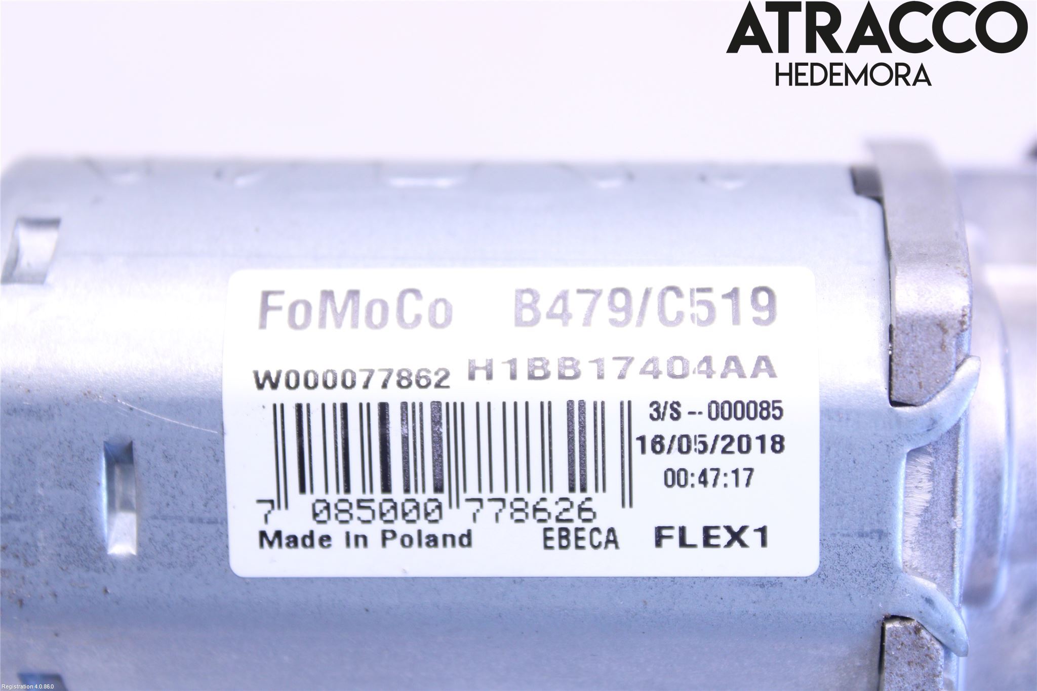 Ford FIESTA (VII) 18-23 Torkarmotor Baklucka
