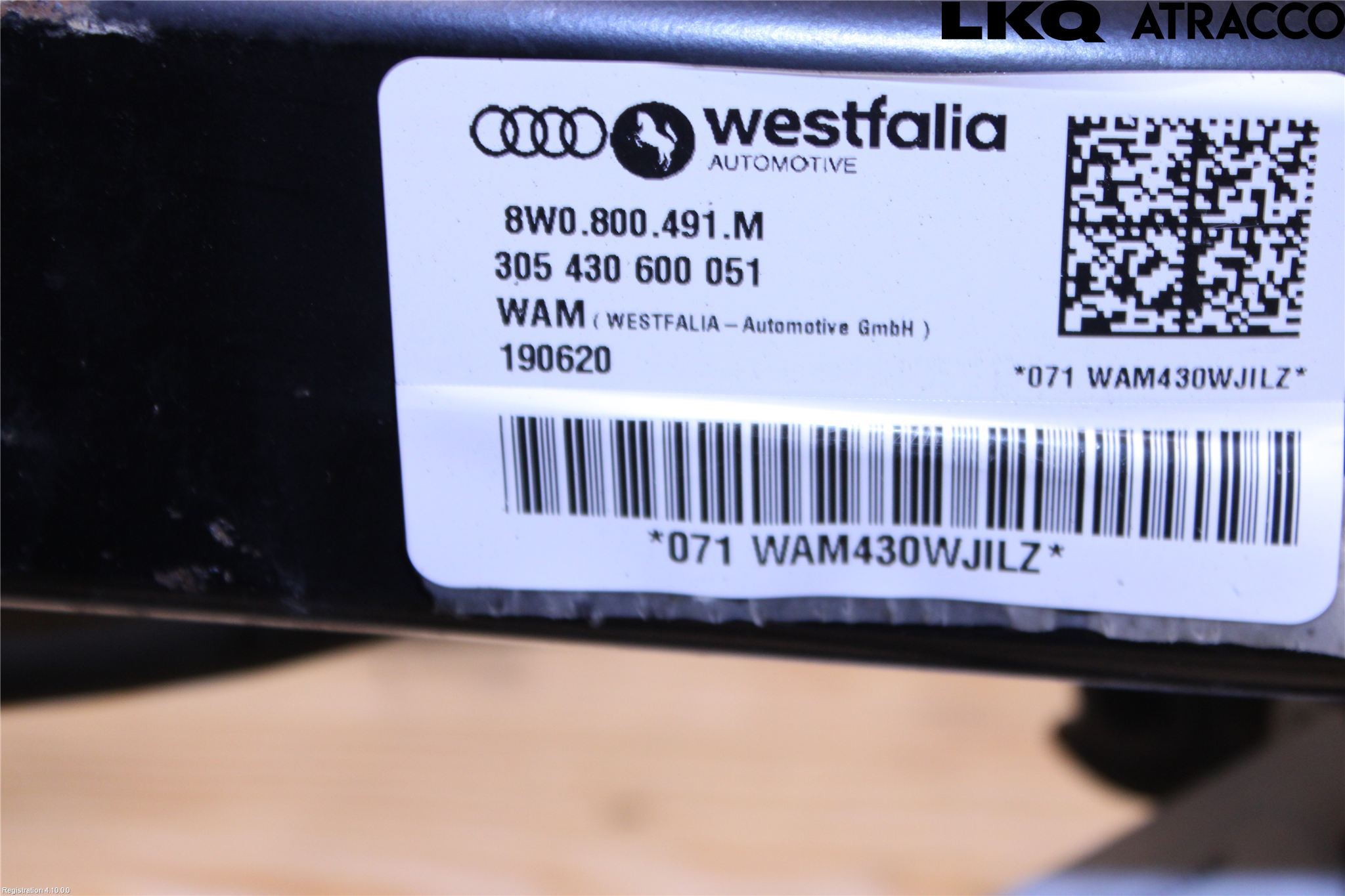 Audi A4/S4 B9 20- Dragkrok