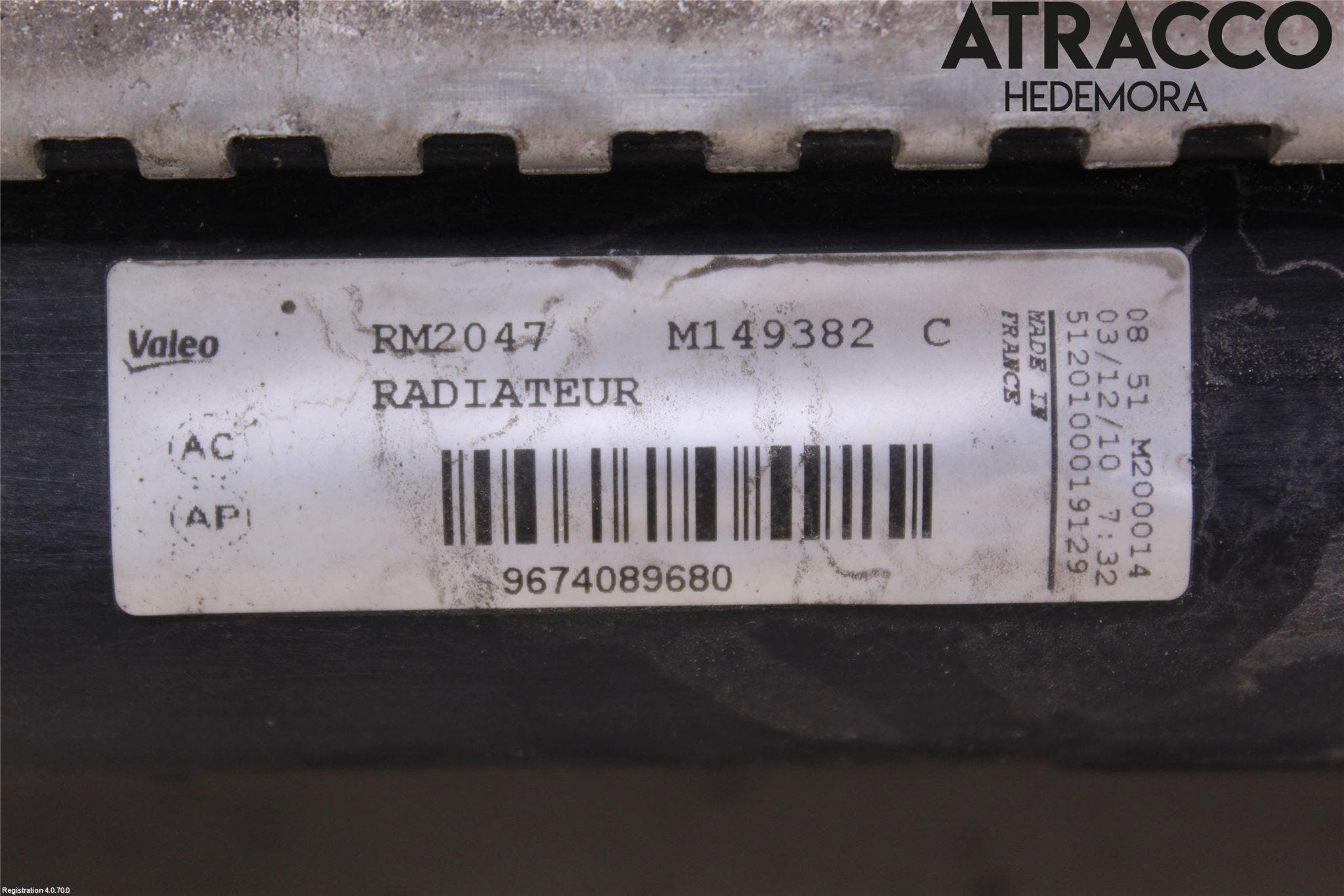 Peugeot 3008 09-16 Kylare Man