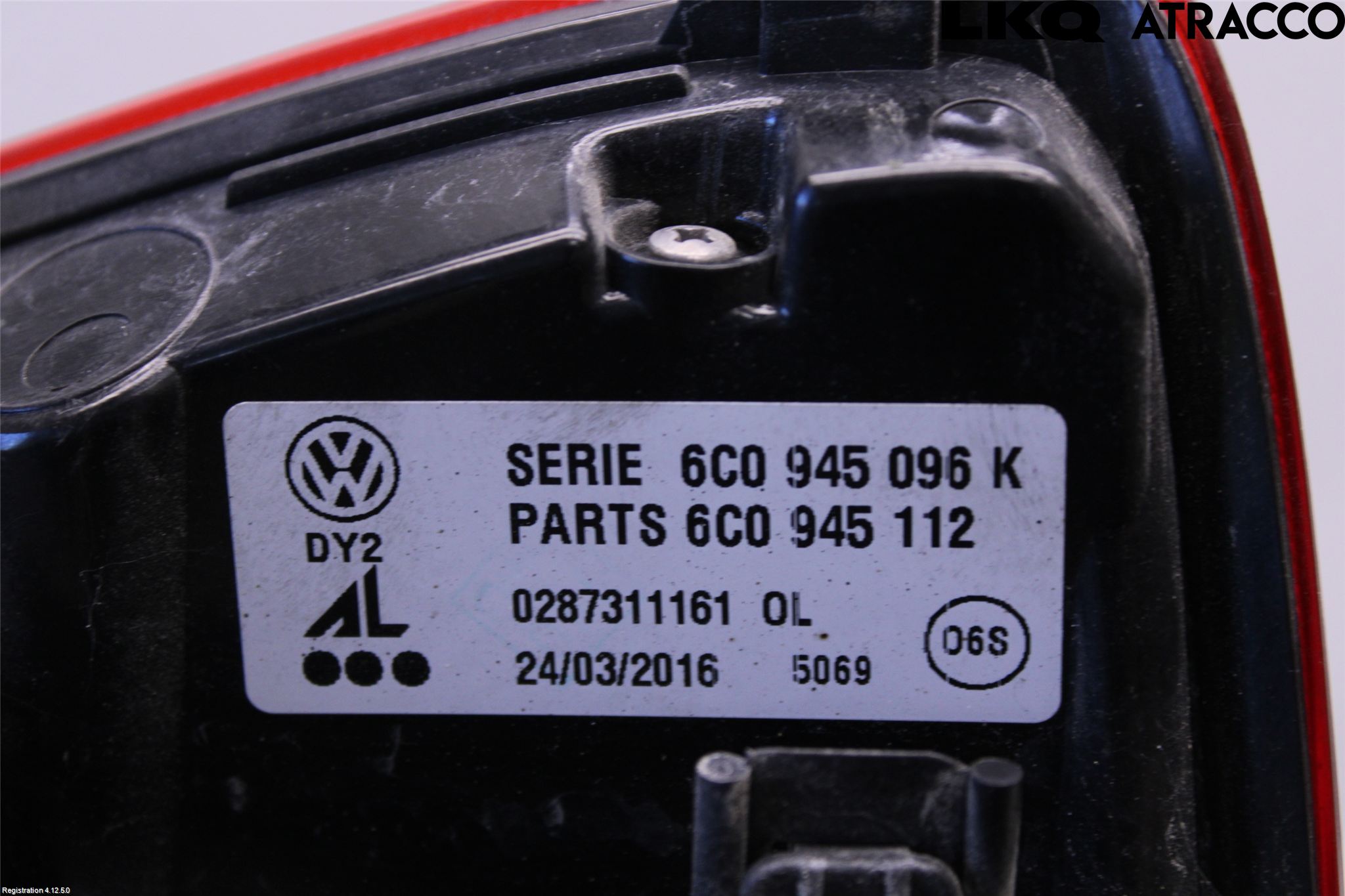 Volkswagen VW POLO 10-17 Bakljus Höger