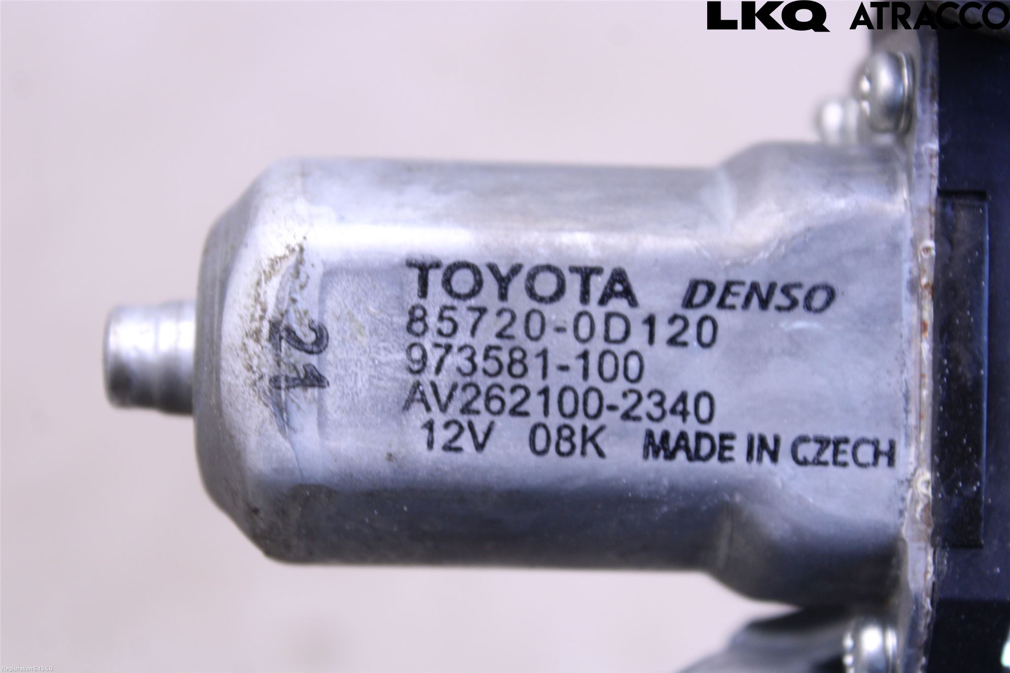 Toyota AURIS 07-09 Fönsterhiss El Kompl