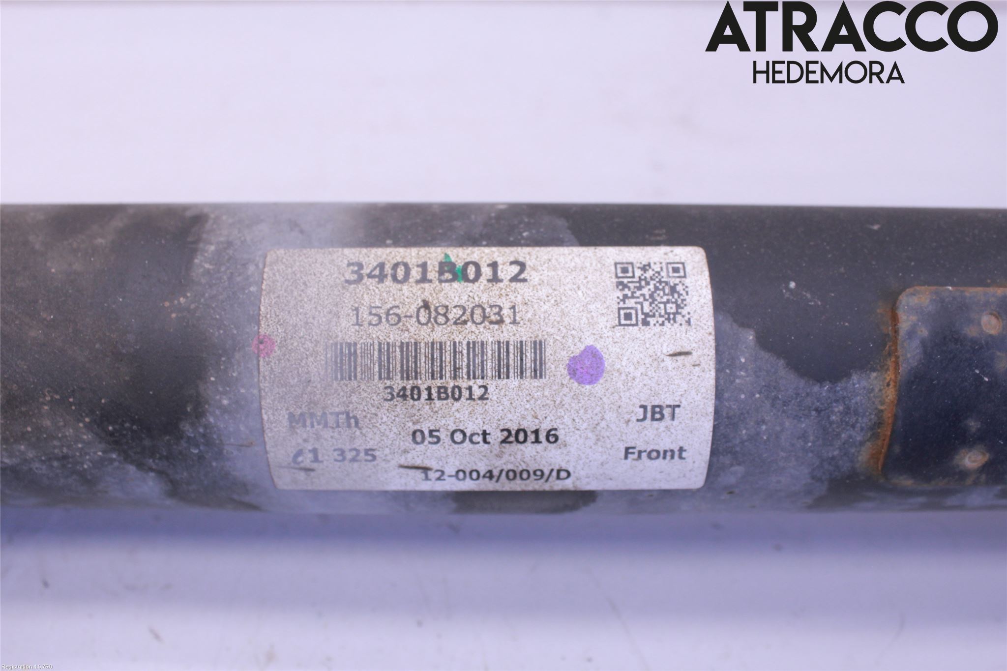 Fiat FULLBACK 16-19 Mellanaxel Främre 4Wd