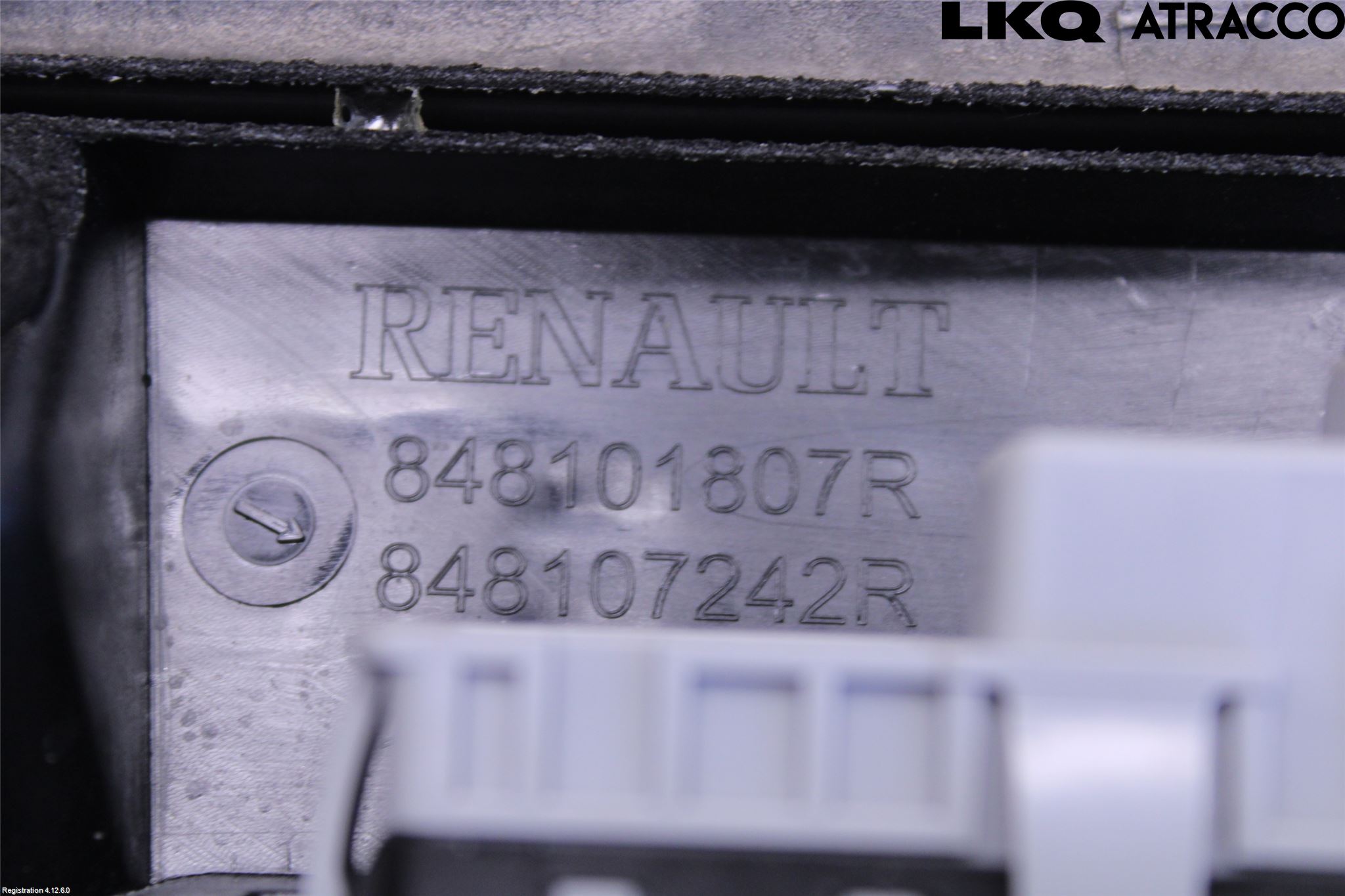 Dacia DUSTER 10-17 Bakluckehandtag