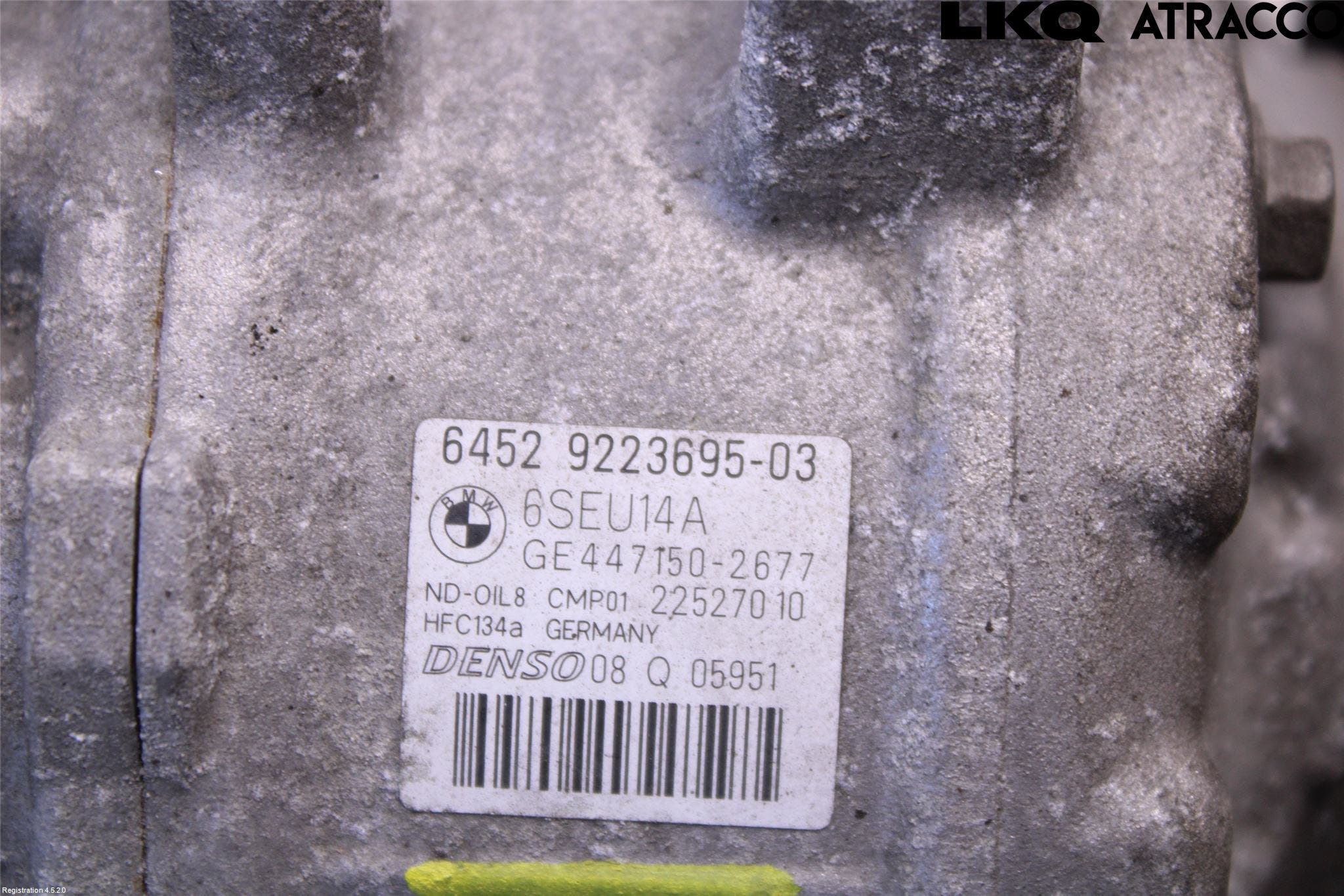 BMW 3 F30/F31/F80 12-19 Ac Kompressor