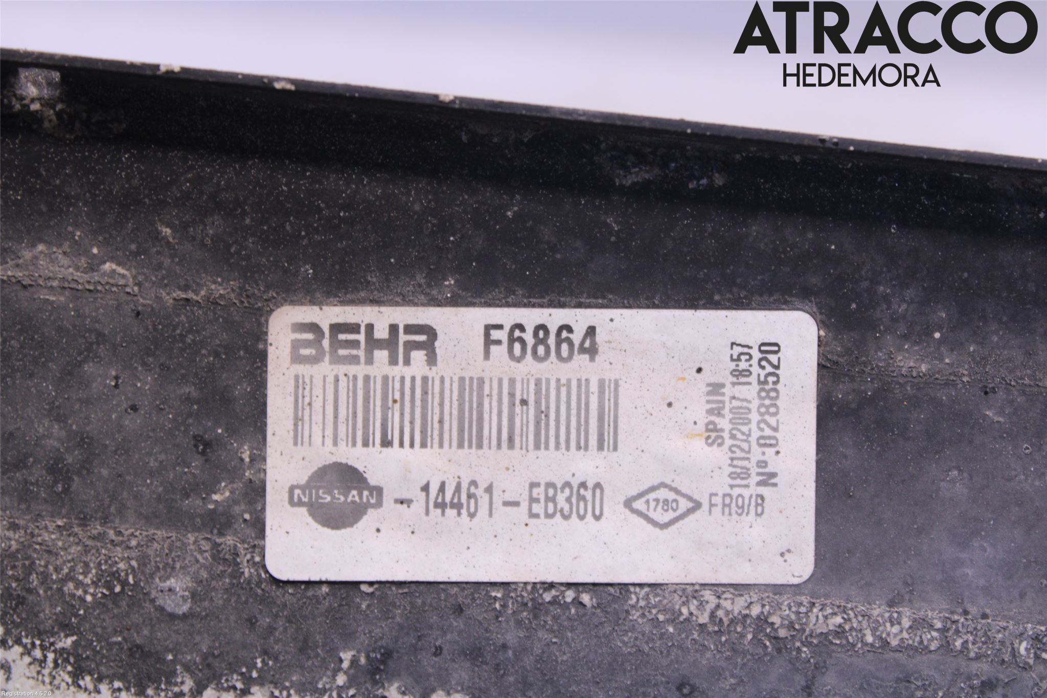 Nissan NAVARA 05-16 Laddluft-Intercooler Kyl