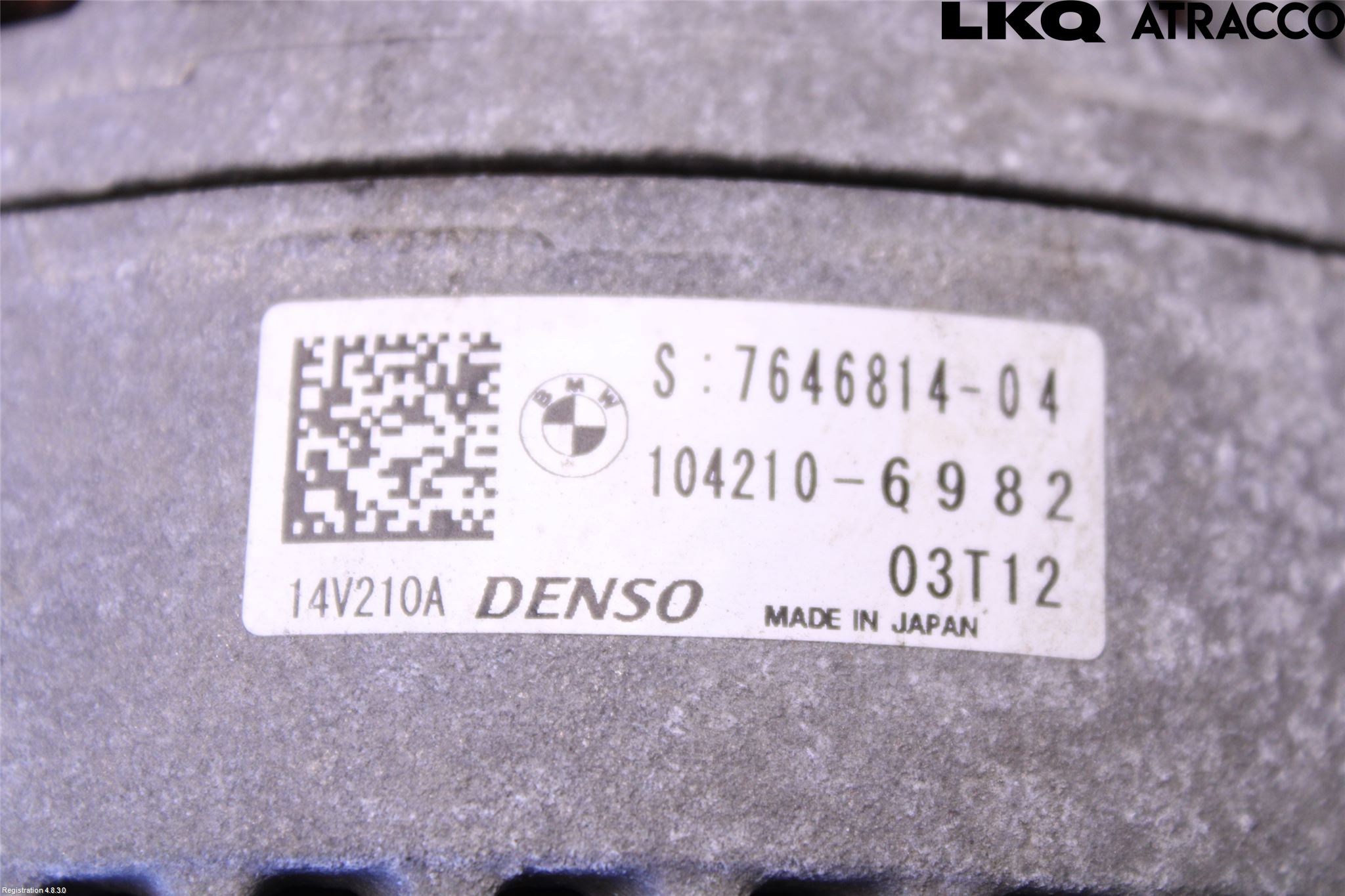 BMW 5 F10/F11/F18 09-17 Generator