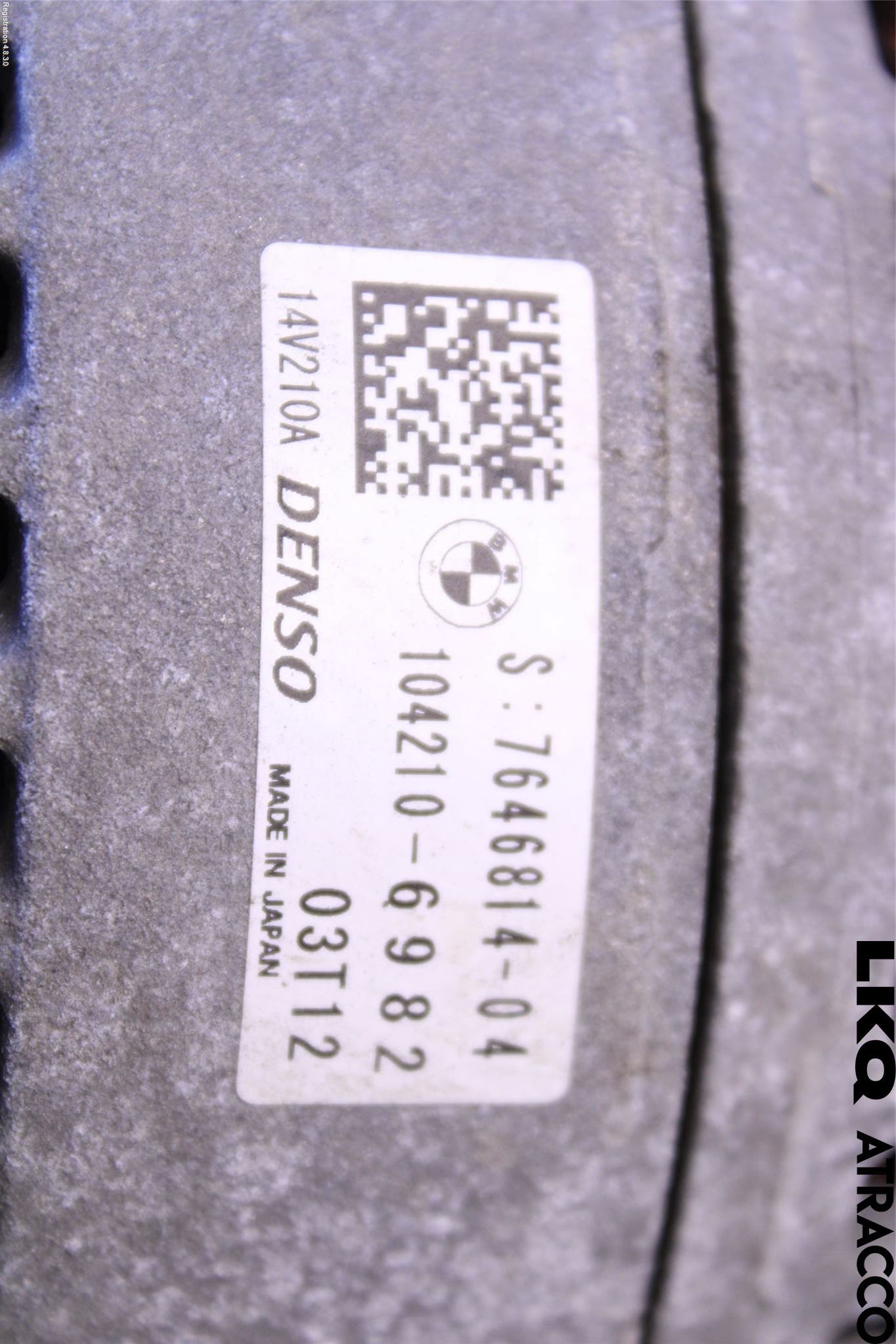 BMW 5 F10/F11/F18 09-17 Generator