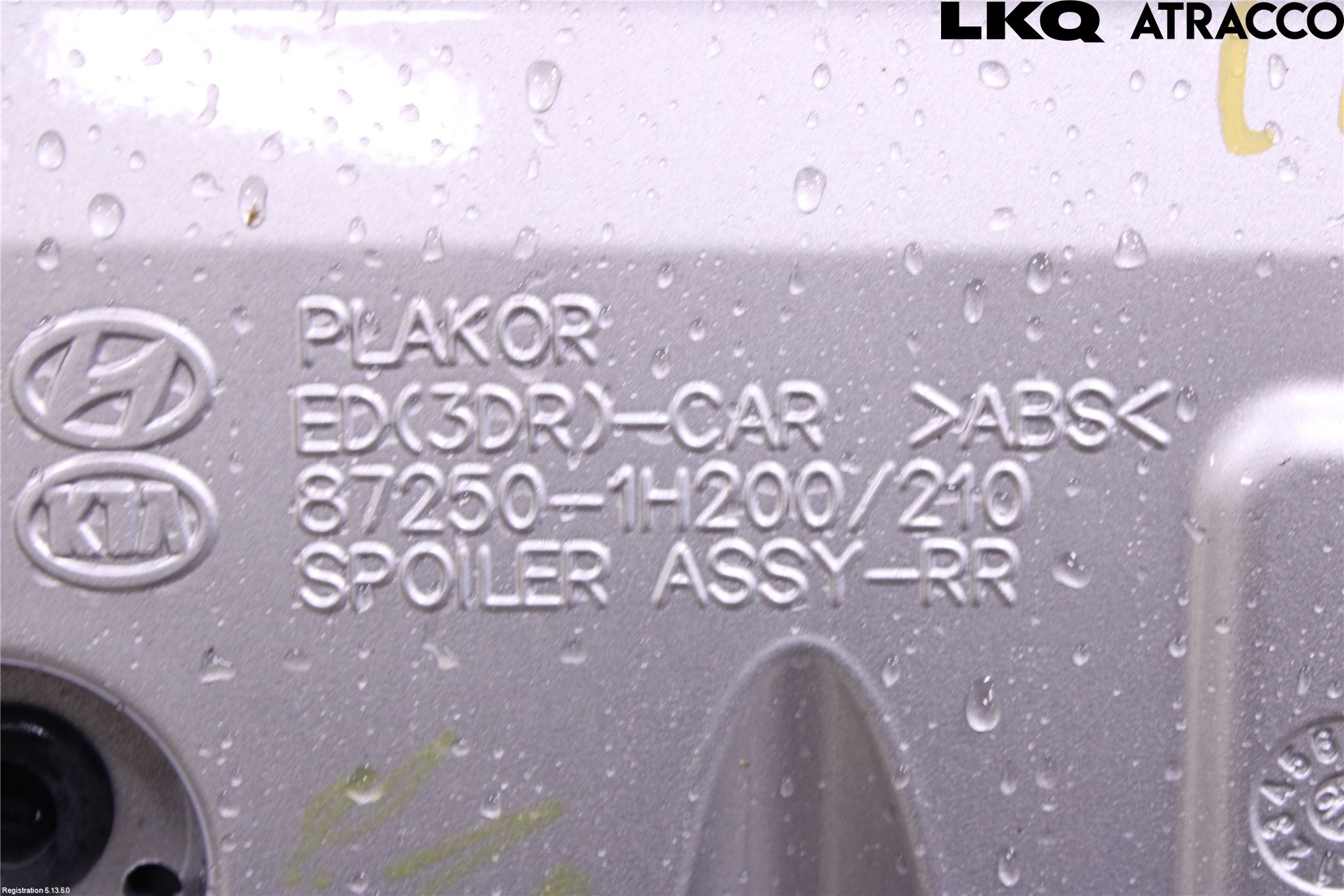 Kia CEED 06-12 Spoiler Baklucka