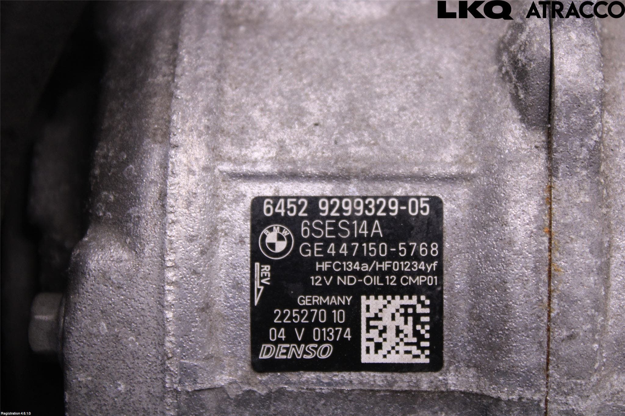 BMW 3 F30/F31/F80 12-19 Ac Kompressor