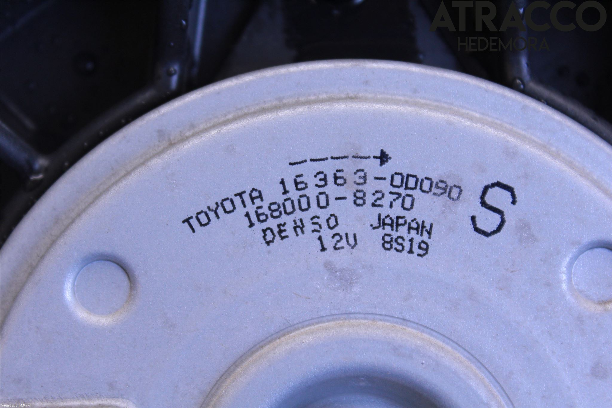 Toyota YARIS XP130 15-20 Kylfläkt El
