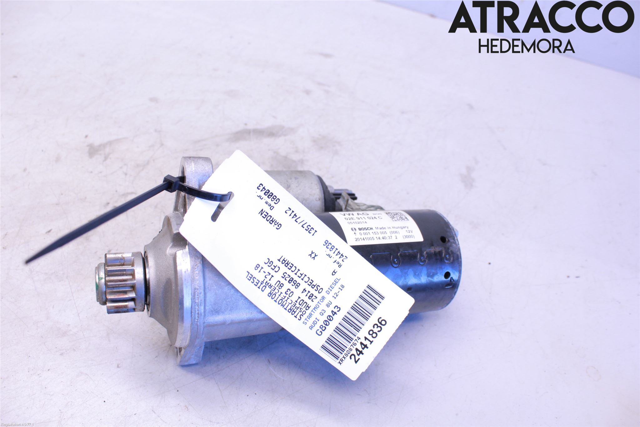 Audi Q3 8U 12-18 Startmotor Diesel