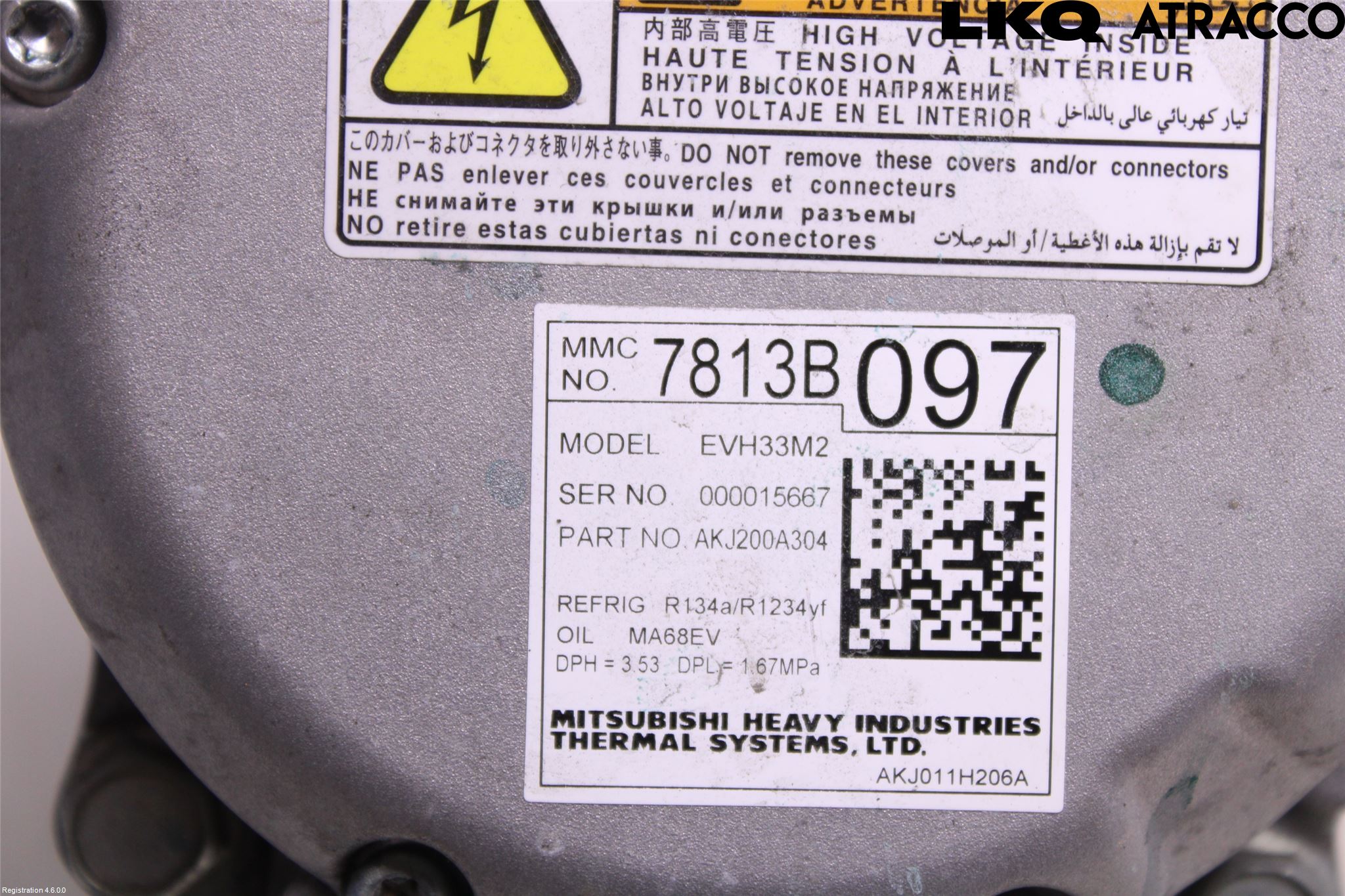Mitsubishi OUTLANDER 13-21 Ac Kompressor