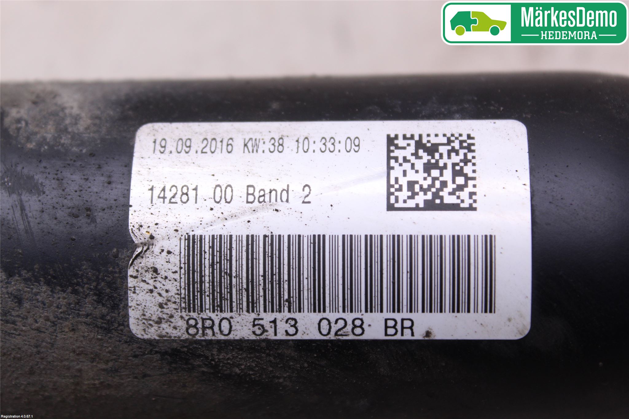 Audi Q5 09-16 Stötdämpare Bak