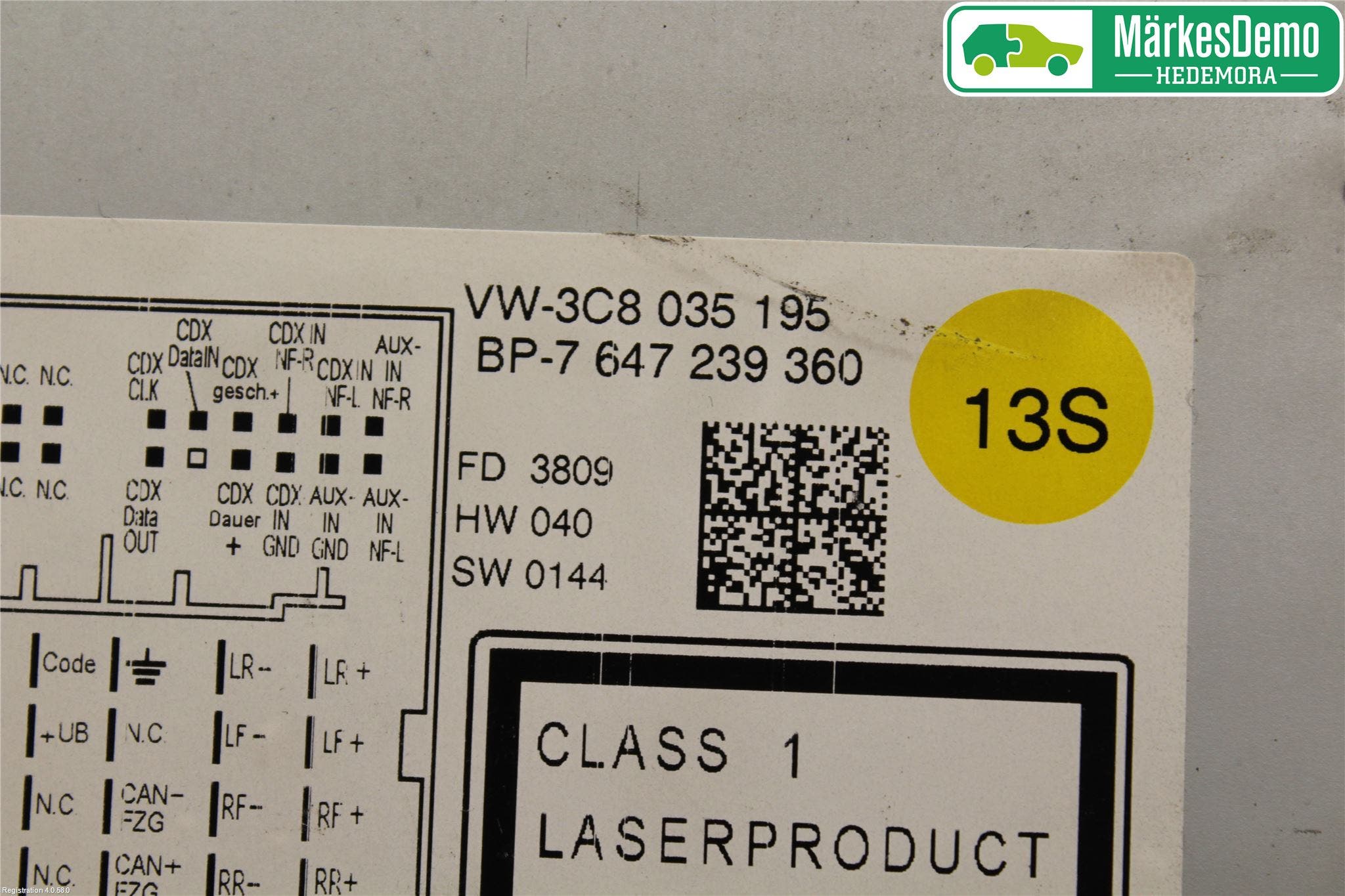 Volkswagen VW PASSAT 05-11 Cd Radio - Multimediapanel