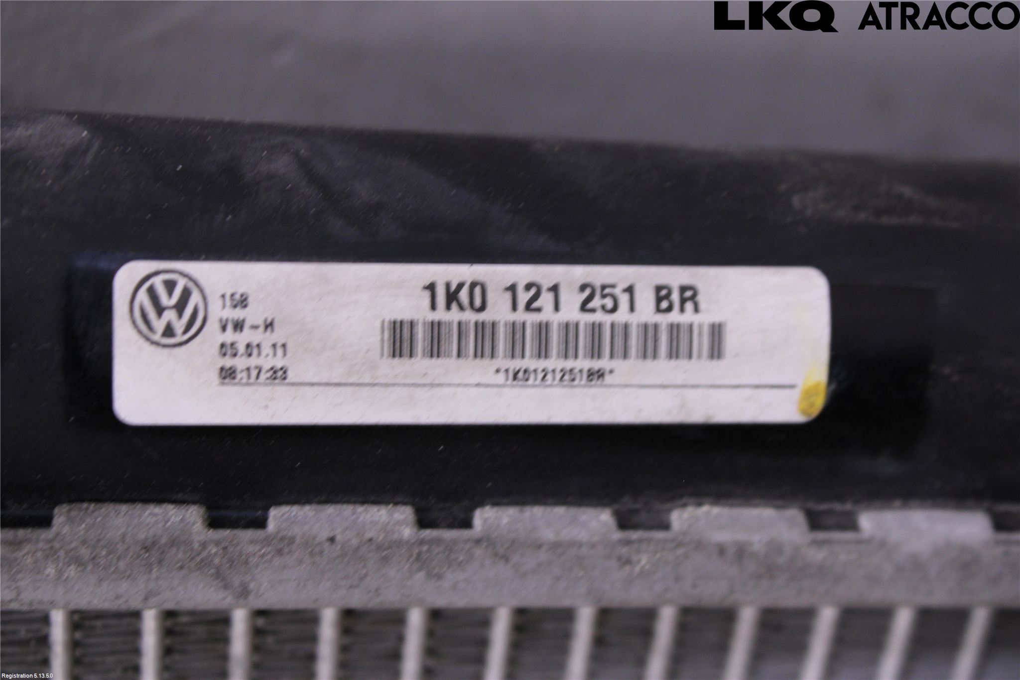 Volkswagen VW GOLF VI 09-13 Kylare Man
