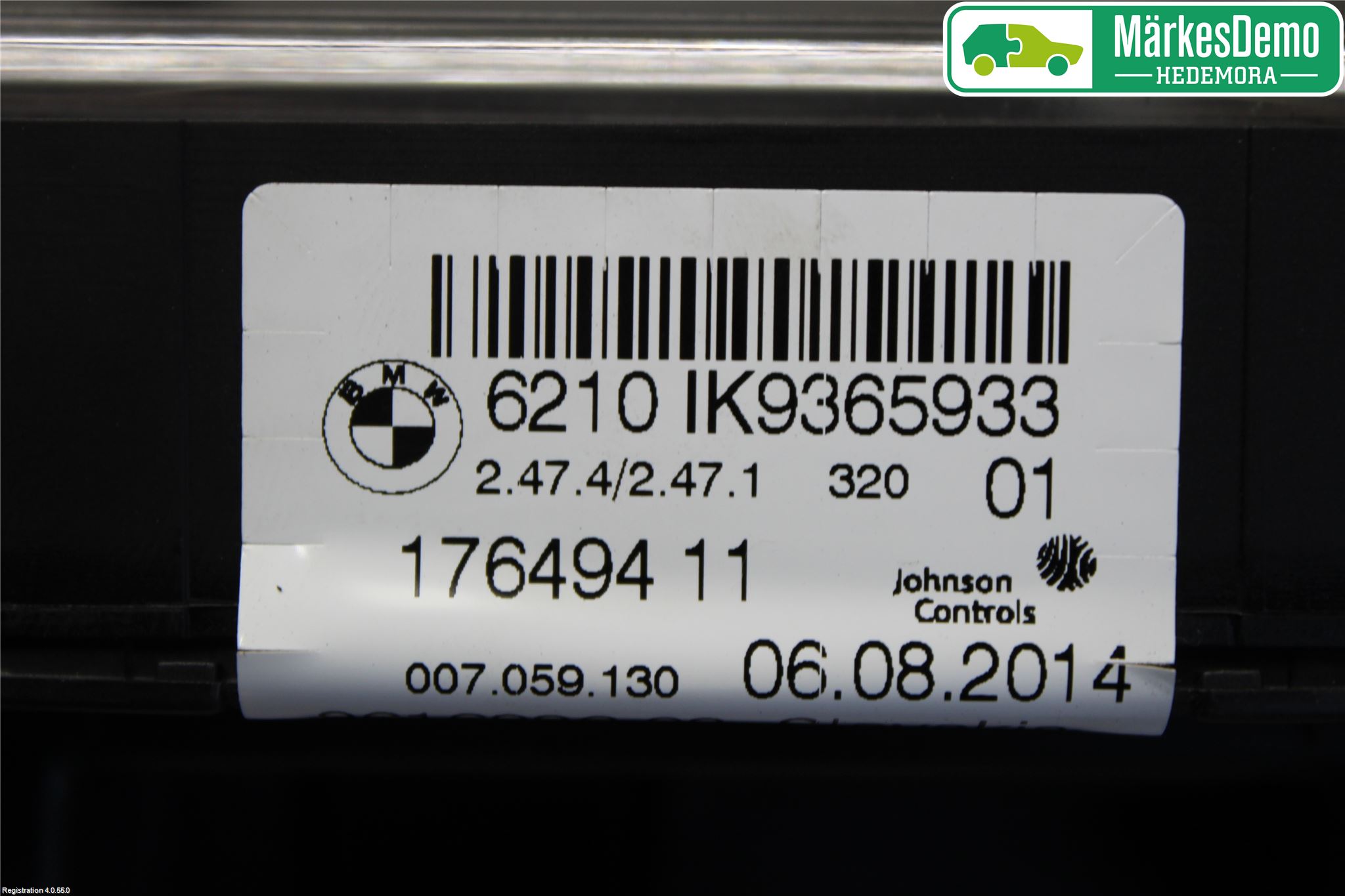 BMW 3 F30/F31/F80 12-19 Instrument Komb