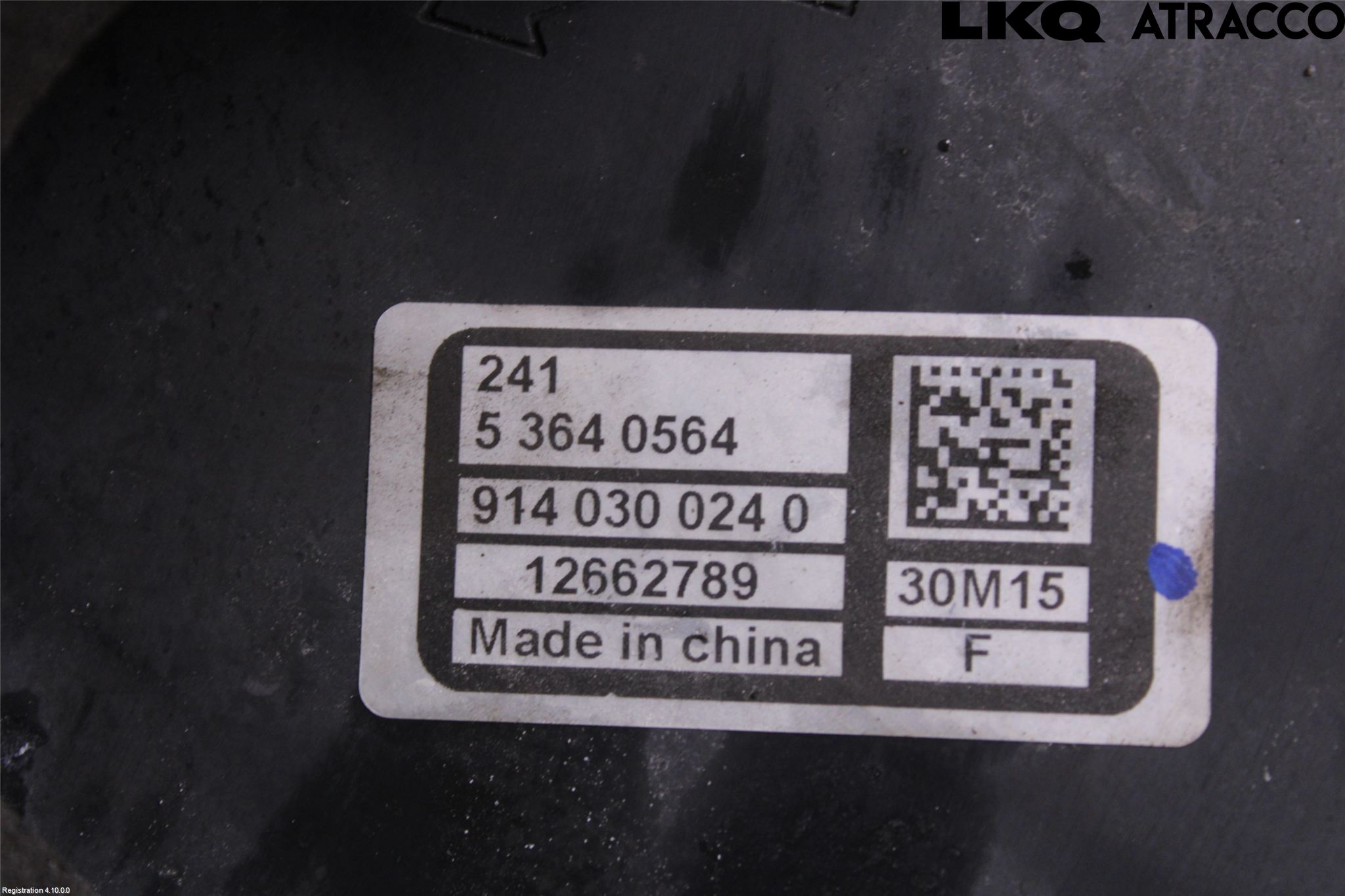 Opel ASTRA K 16-22 Vakuumpump