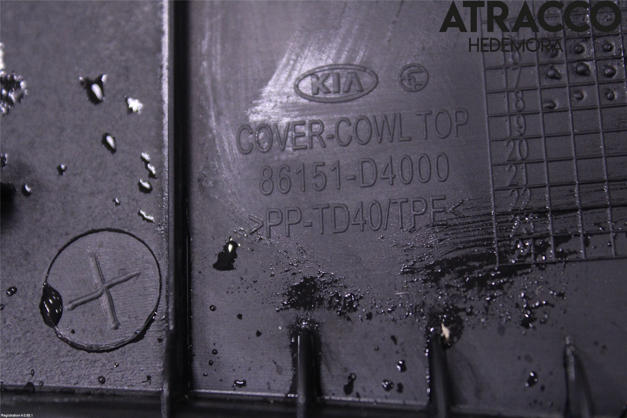 Kia OPTIMA 16-20 Torpedplåt-Torpedplast