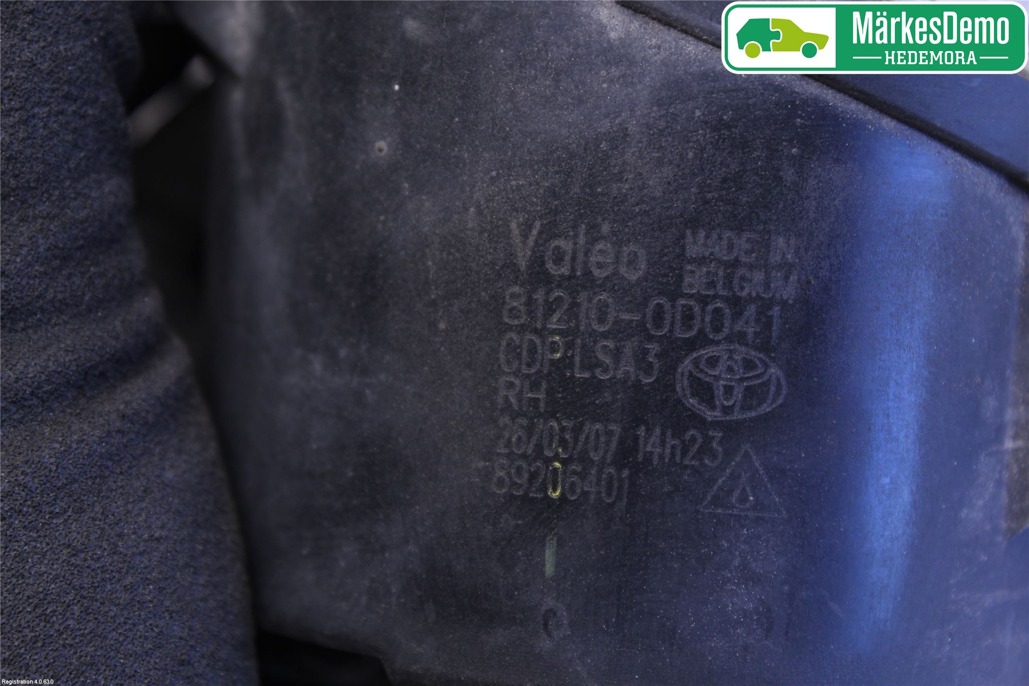Toyota AVENSIS 07-08 Dimljus-Varselljus Fram