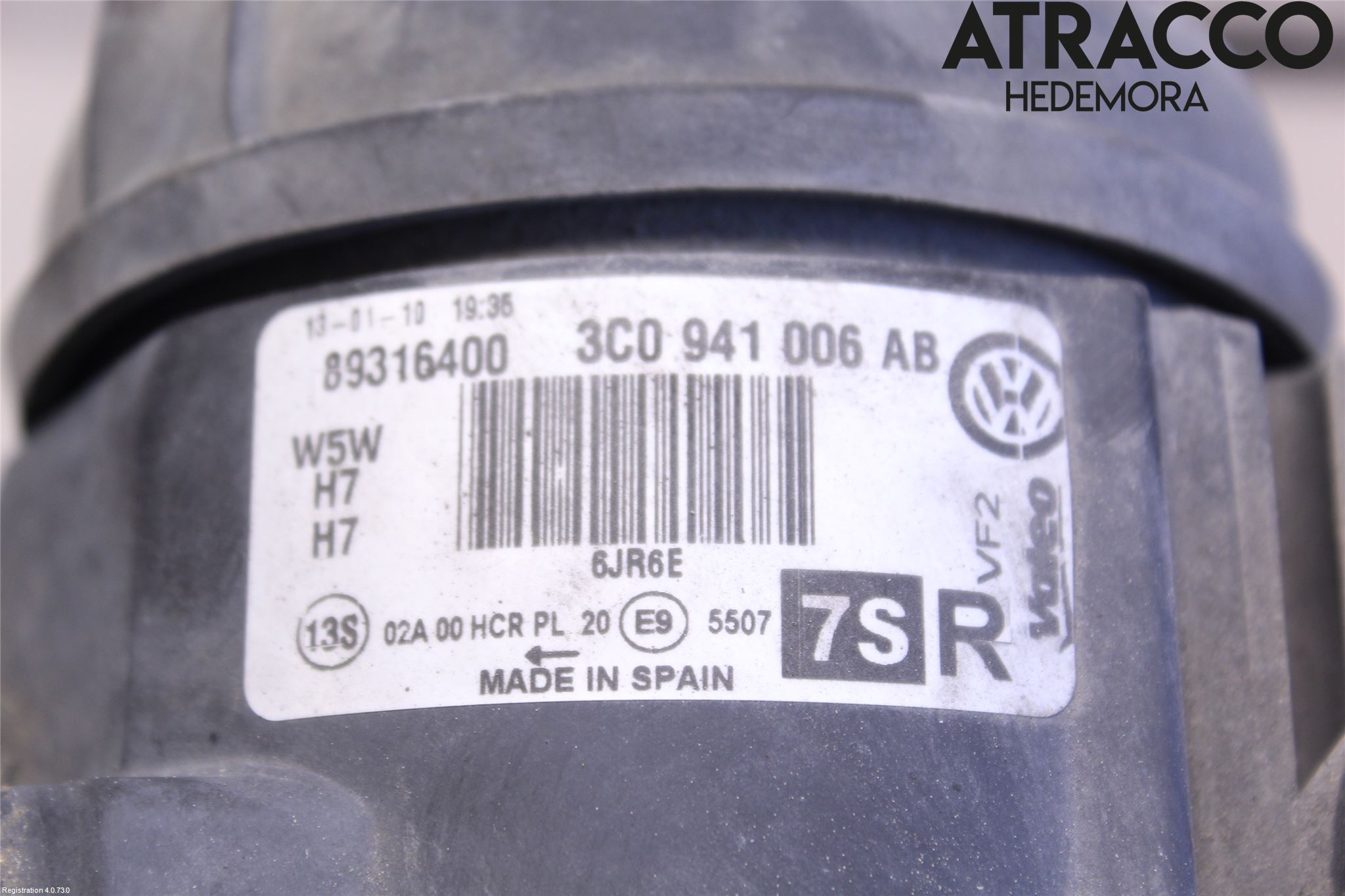 Volkswagen VW PASSAT 05-11 Strålkastare Höger