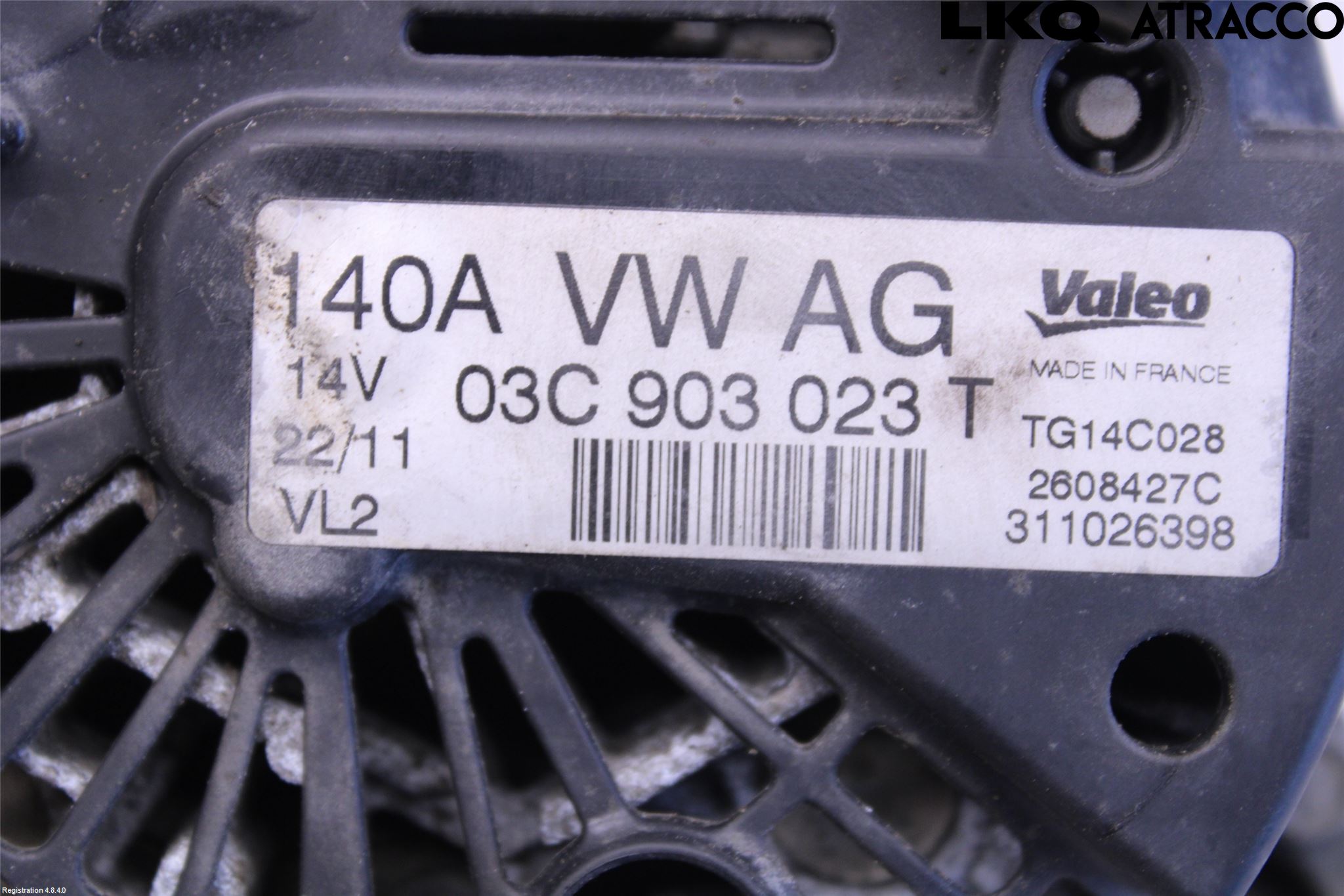 Volkswagen VW PASSAT 11-14 Generator