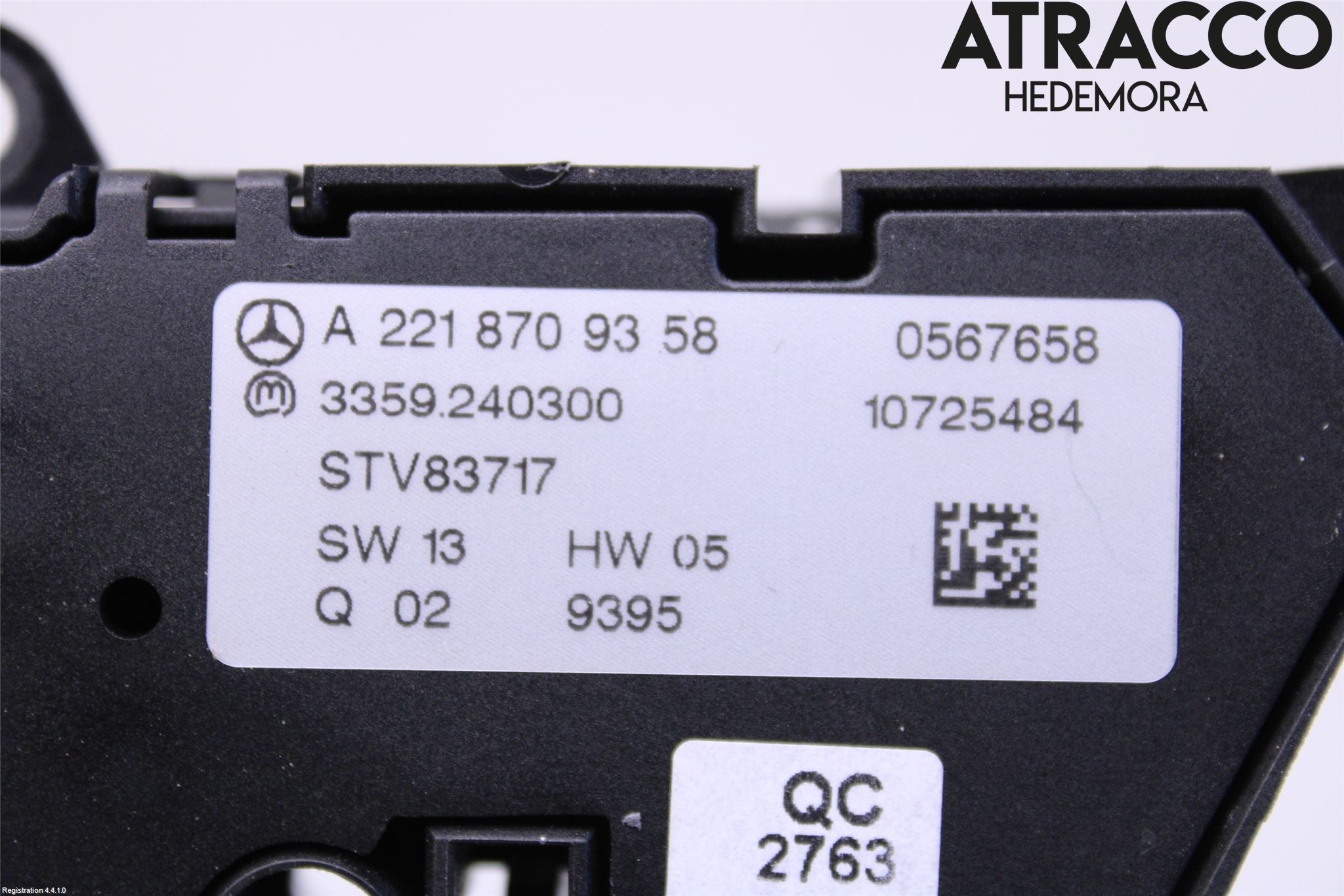 Mercedes-Benz MB S-KLASS (W221) 05-13 Strömställare Stolminne