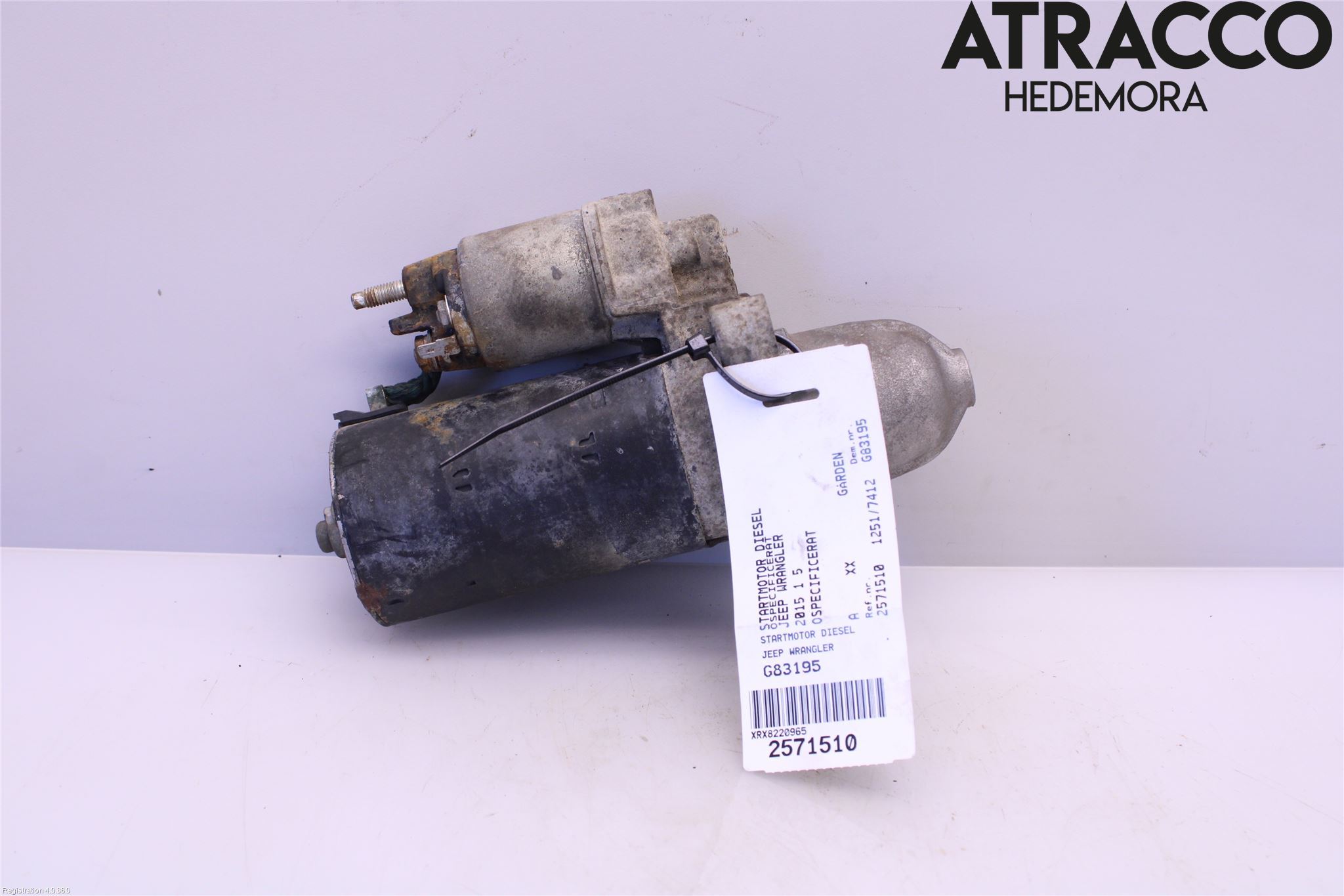 Jeep WRANGLER Startmotor Diesel