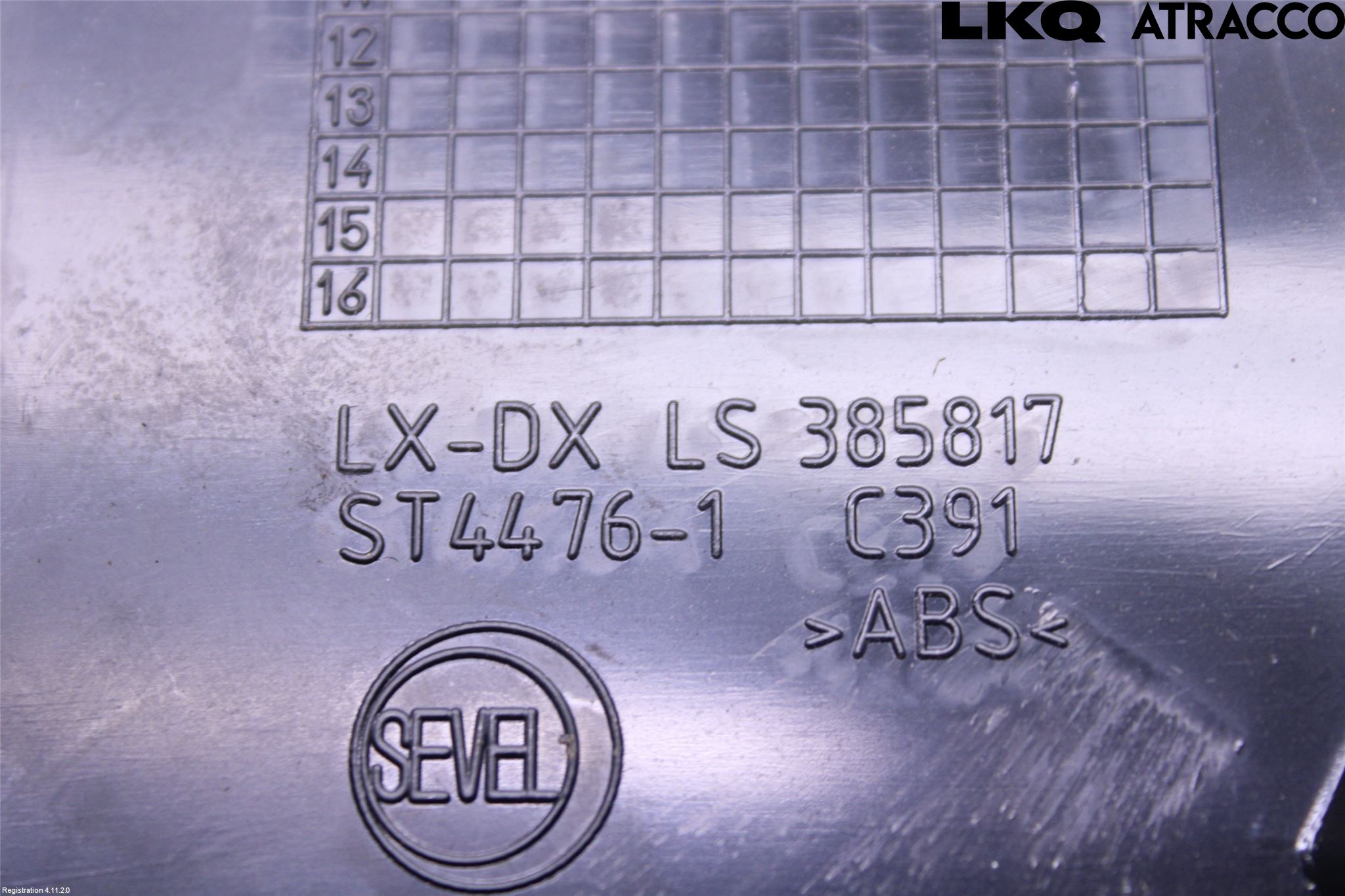 Citroen JUMPER 07-13 Defrosterkanal-Munstycke