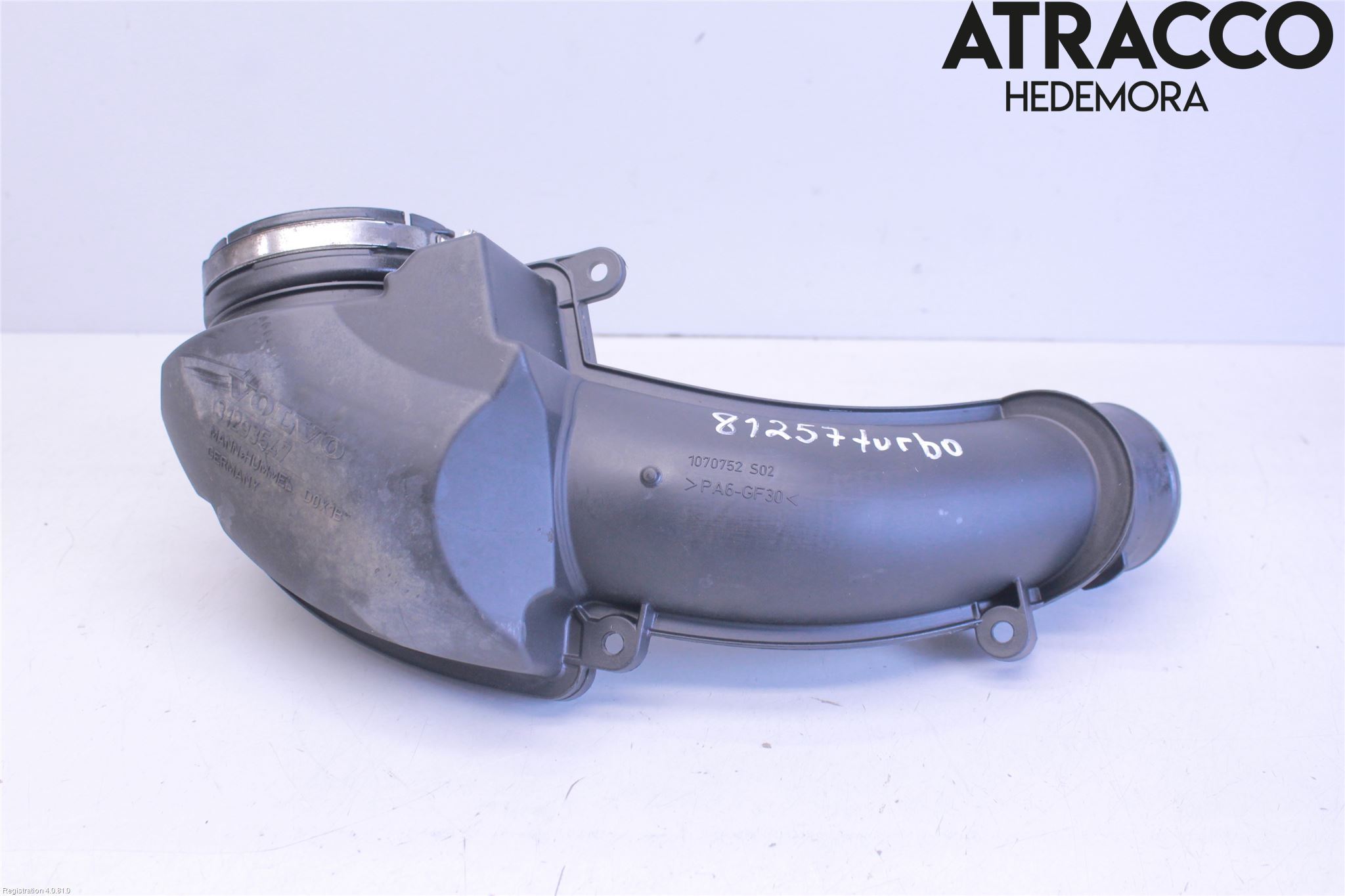 Volvo V60 11-13 Laddluft-Intercoolerrör