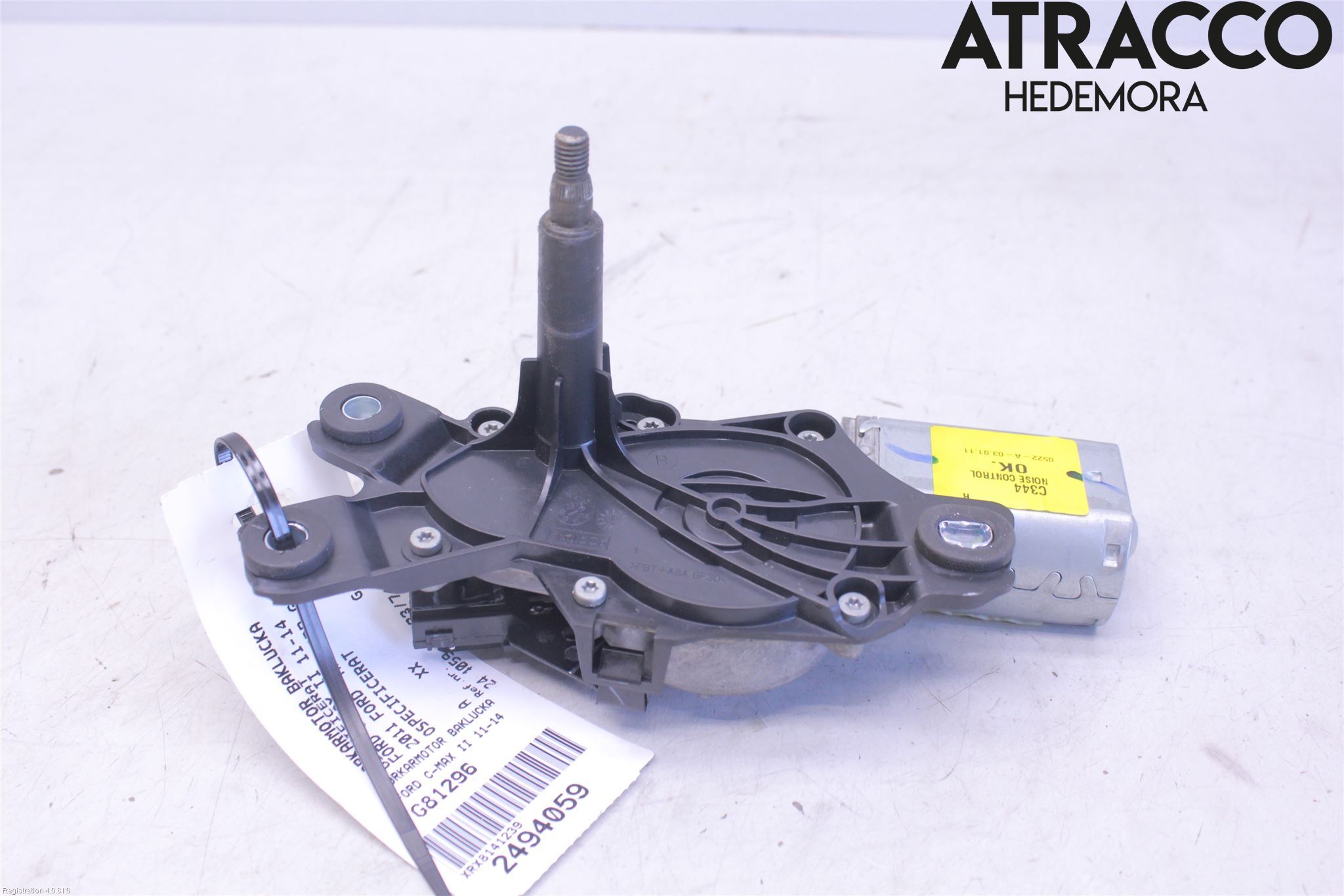 Ford C-MAX II  11-14 Torkarmotor Baklucka