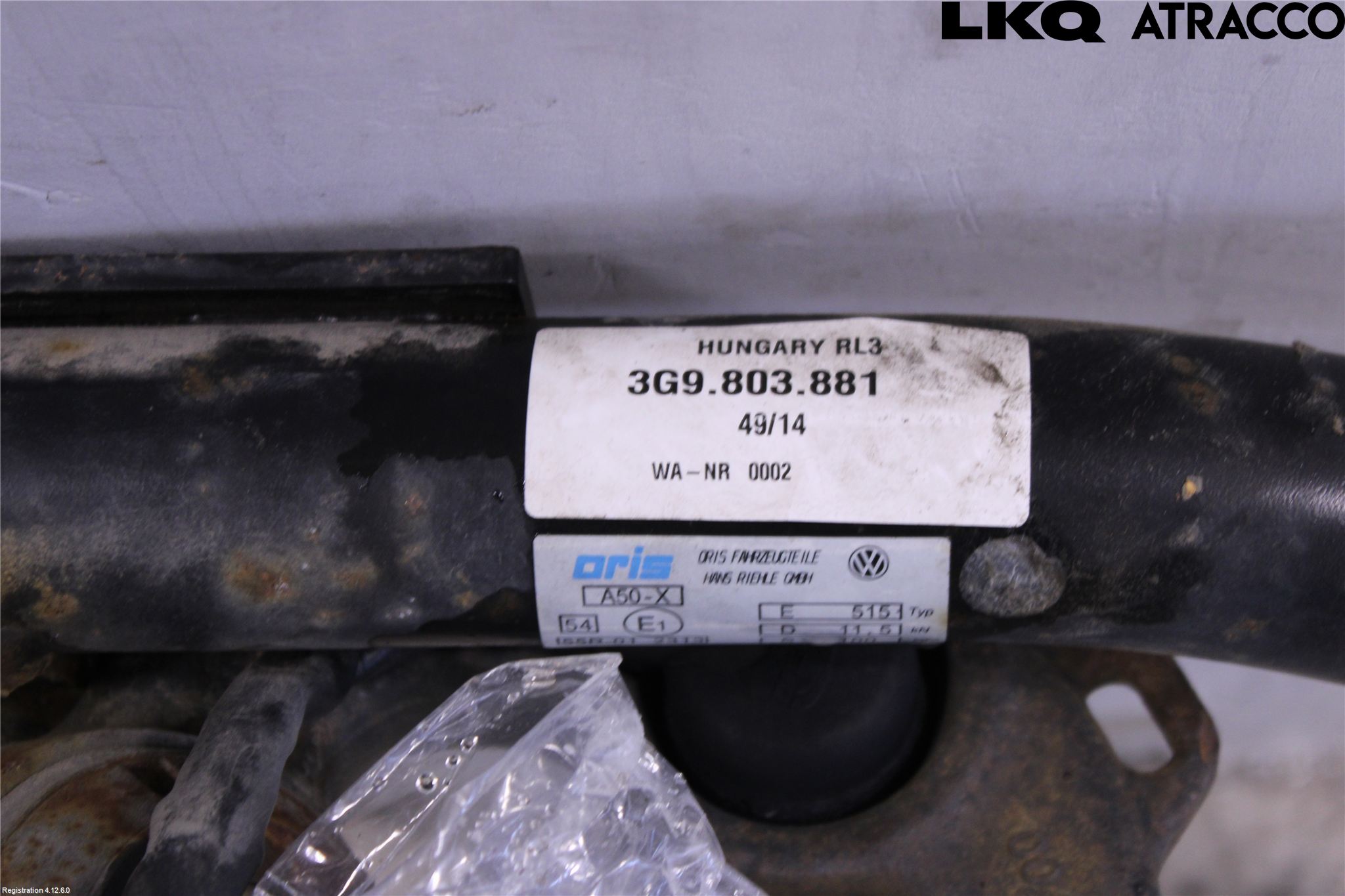 Volkswagen VW PASSAT 15-19 Dragkrok