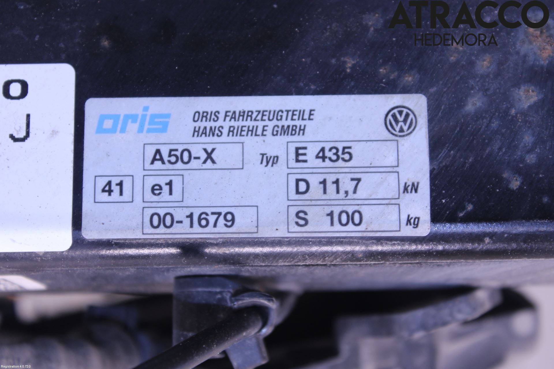 Volkswagen VW TIGUAN 07-16 Dragkrok