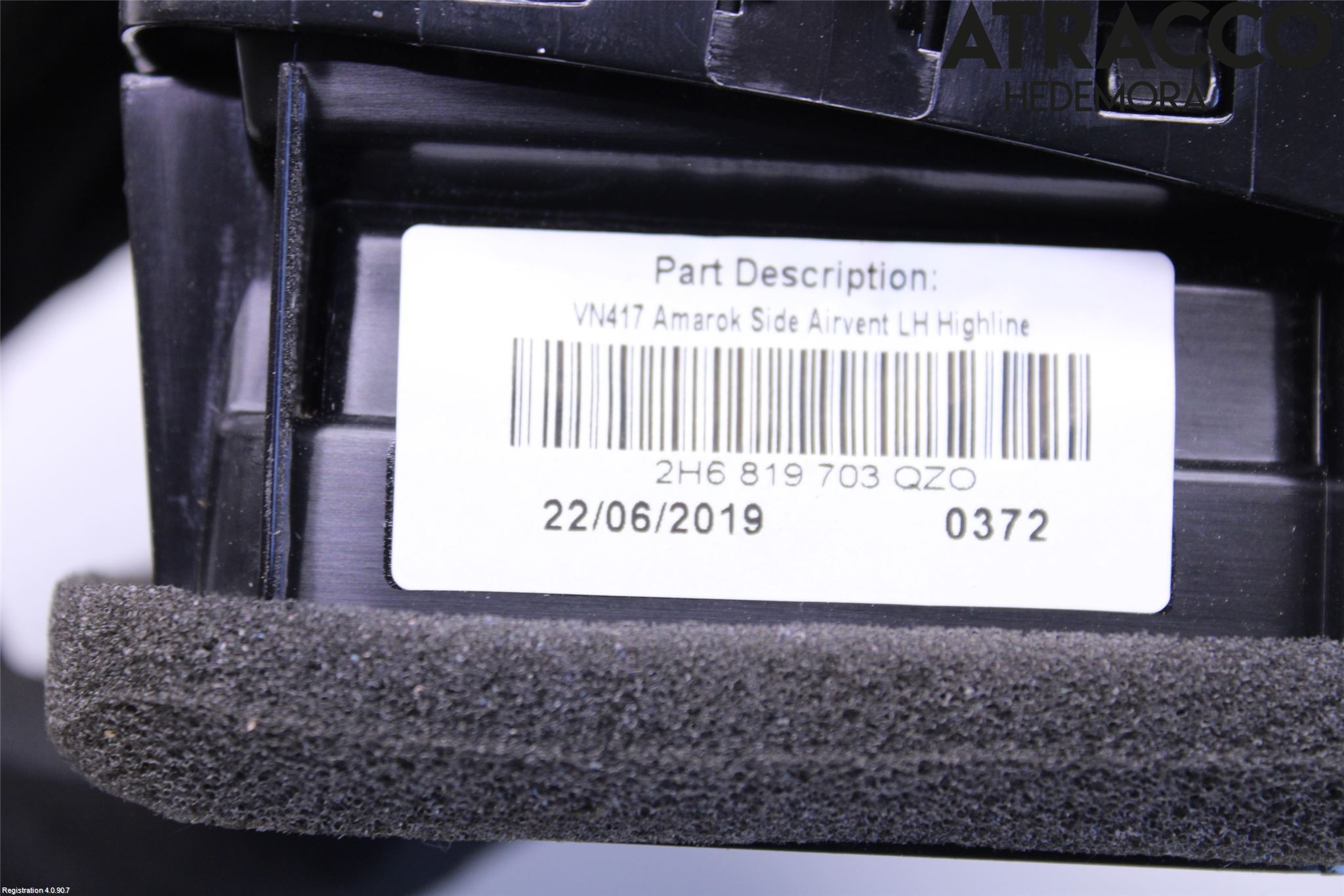 Volkswagen VW AMAROK 2H 10-22 Defrosterkanal-Munstycke