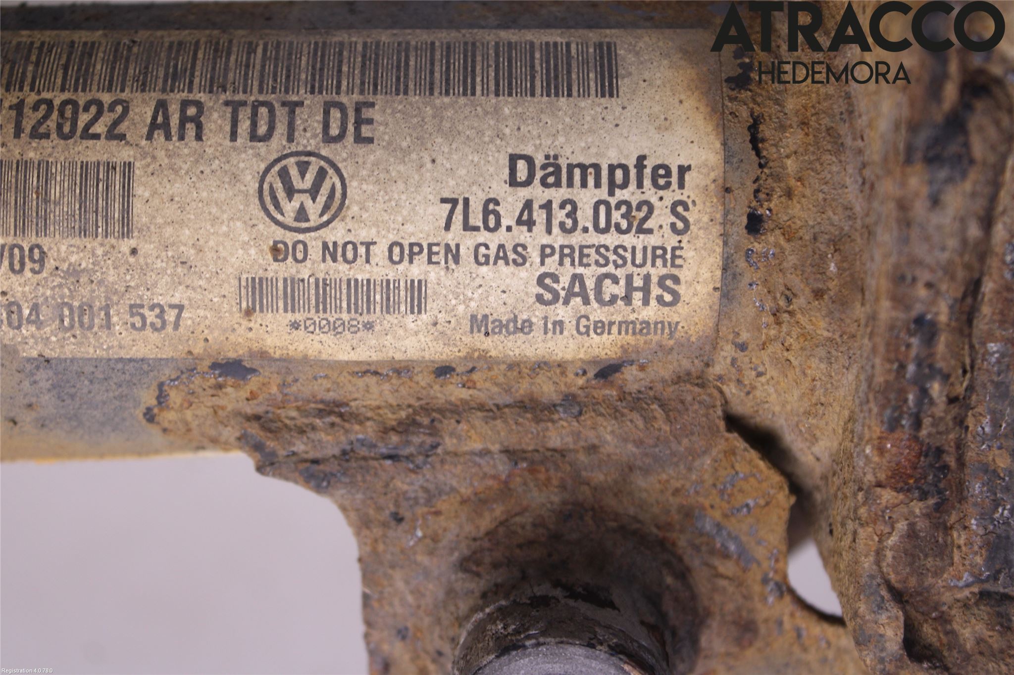 Volkswagen VW TOUAREG 7L 03-10 Fjäderben Fram Höger