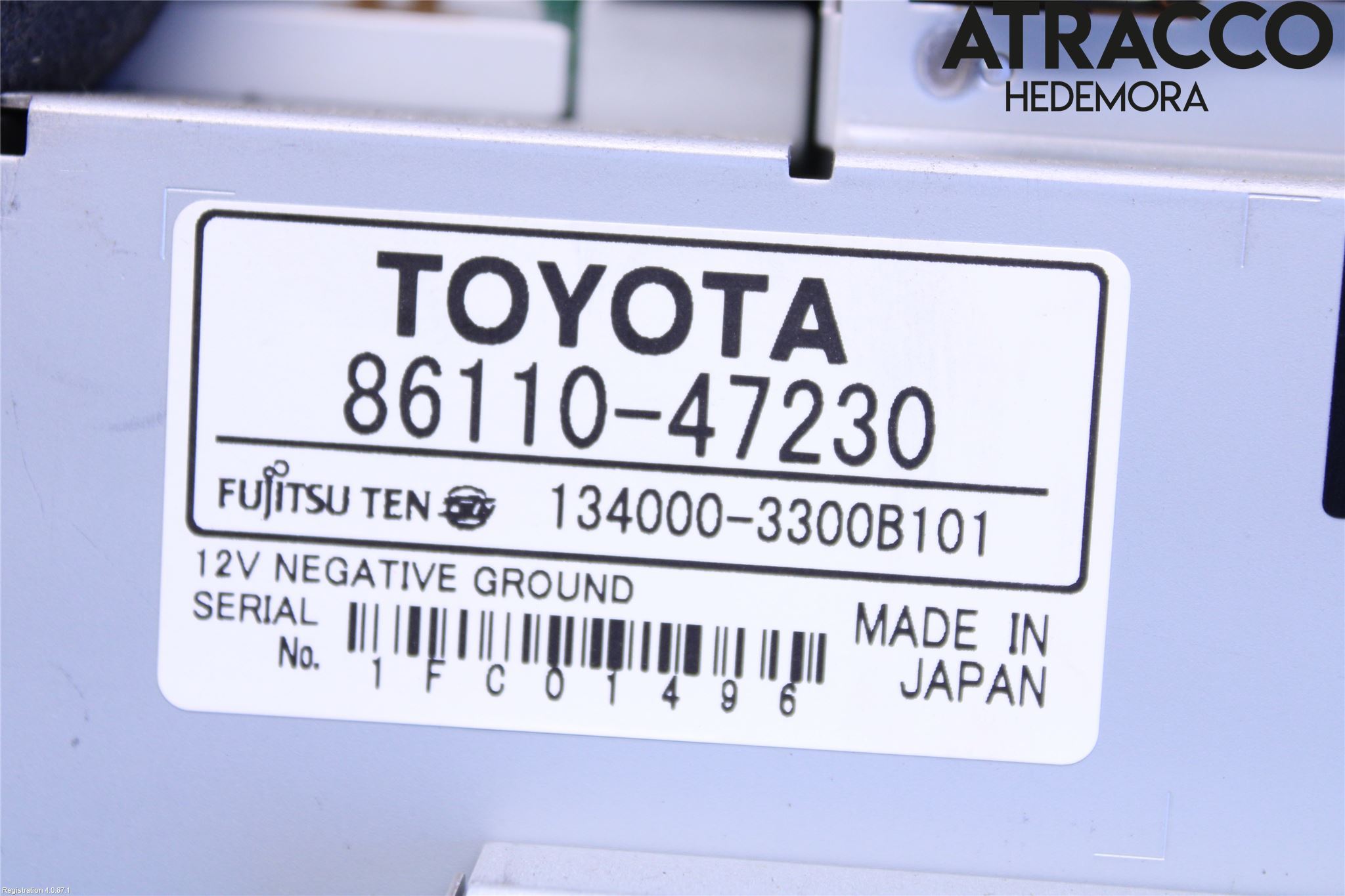 Toyota PRIUS NWH20 04-08 Multifunktionsdisplay