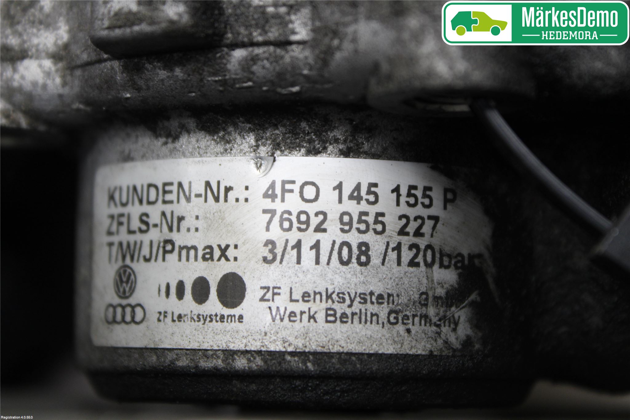 Audi A6/S6     05-11 Styrservopump