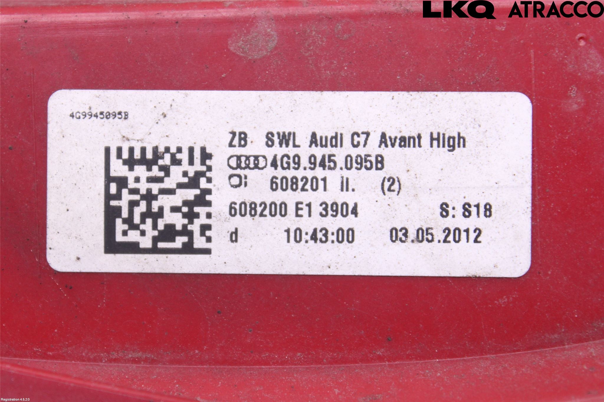 Audi A6/S6 4G 11-18 Bakljus Vänster