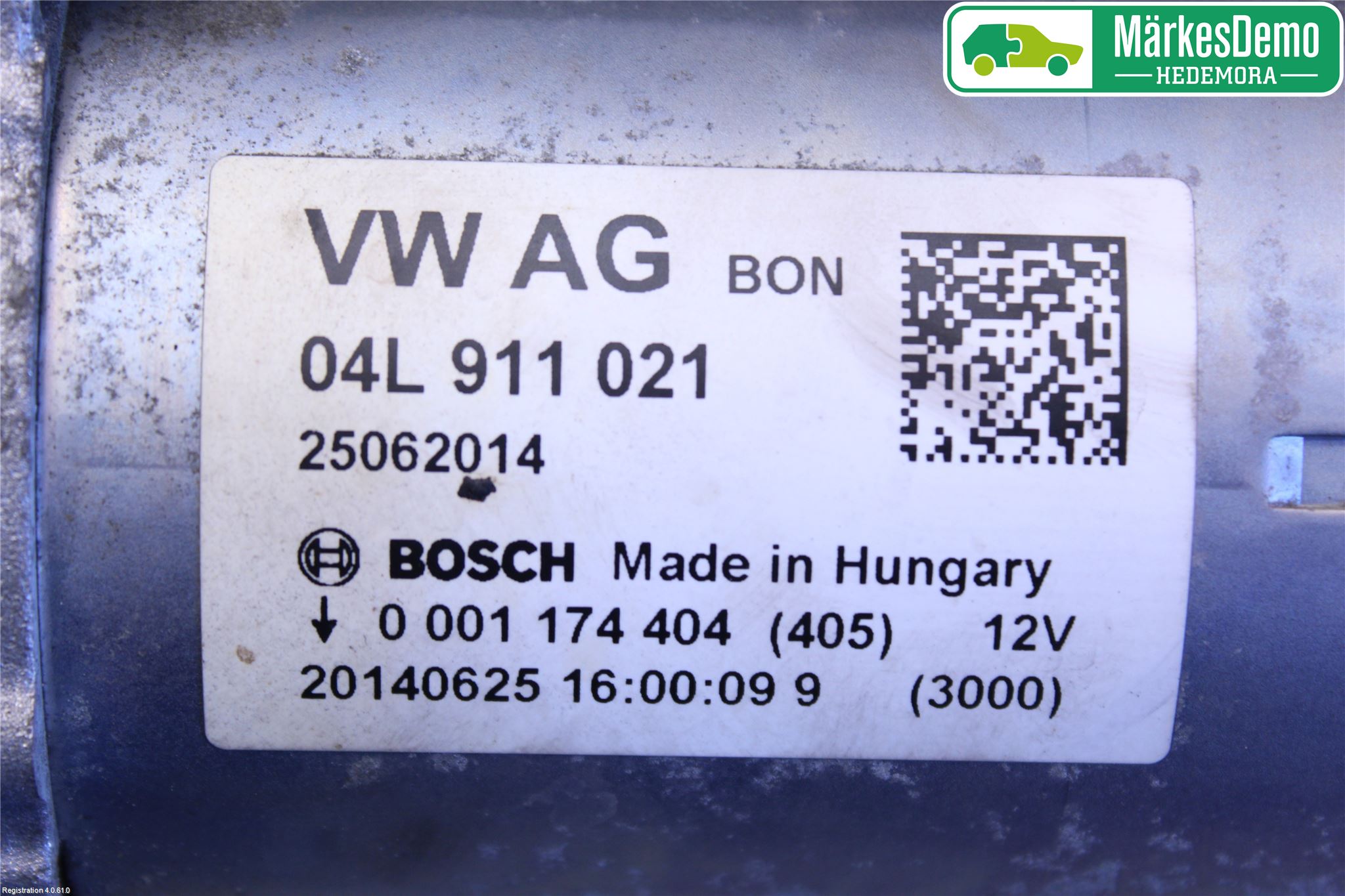 Audi A6/S6 4G 11-18 Startmotor Diesel