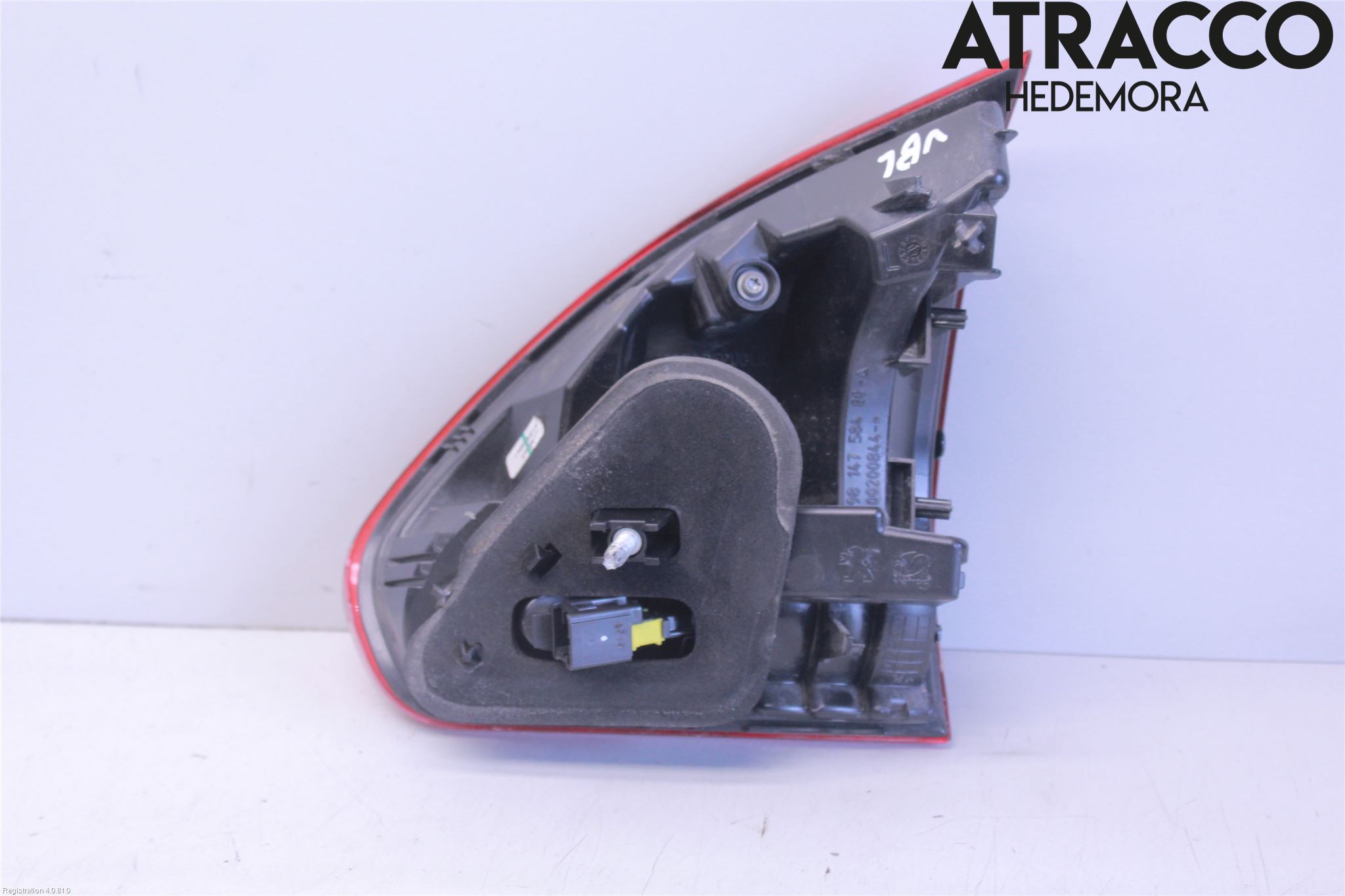 Peugeot 2008 13-20 Bakljus Lucka Vä