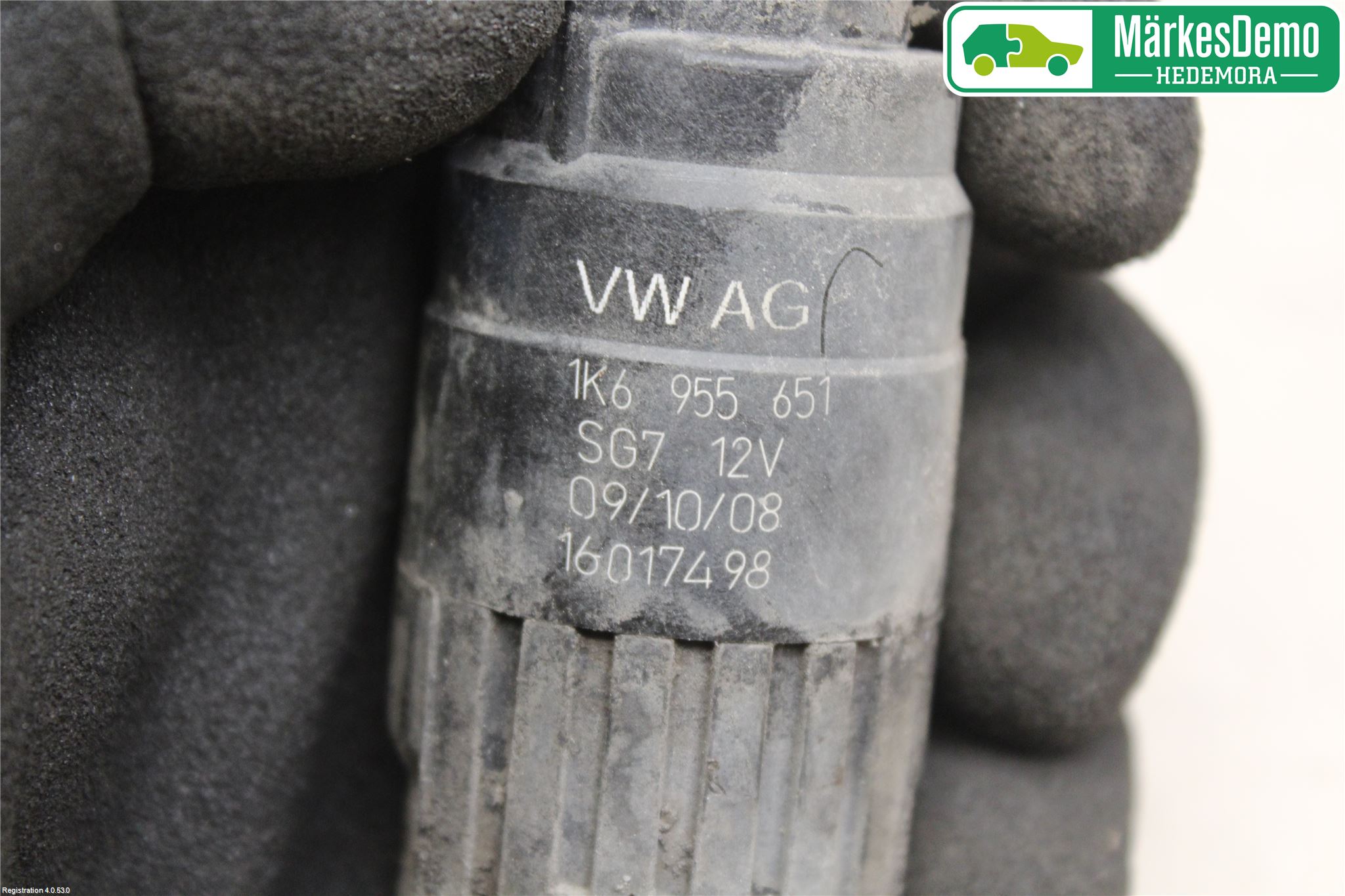 Volkswagen VW GOLF PLUS/CROSS GOLF 04-14 Spolarpump Vindruta
