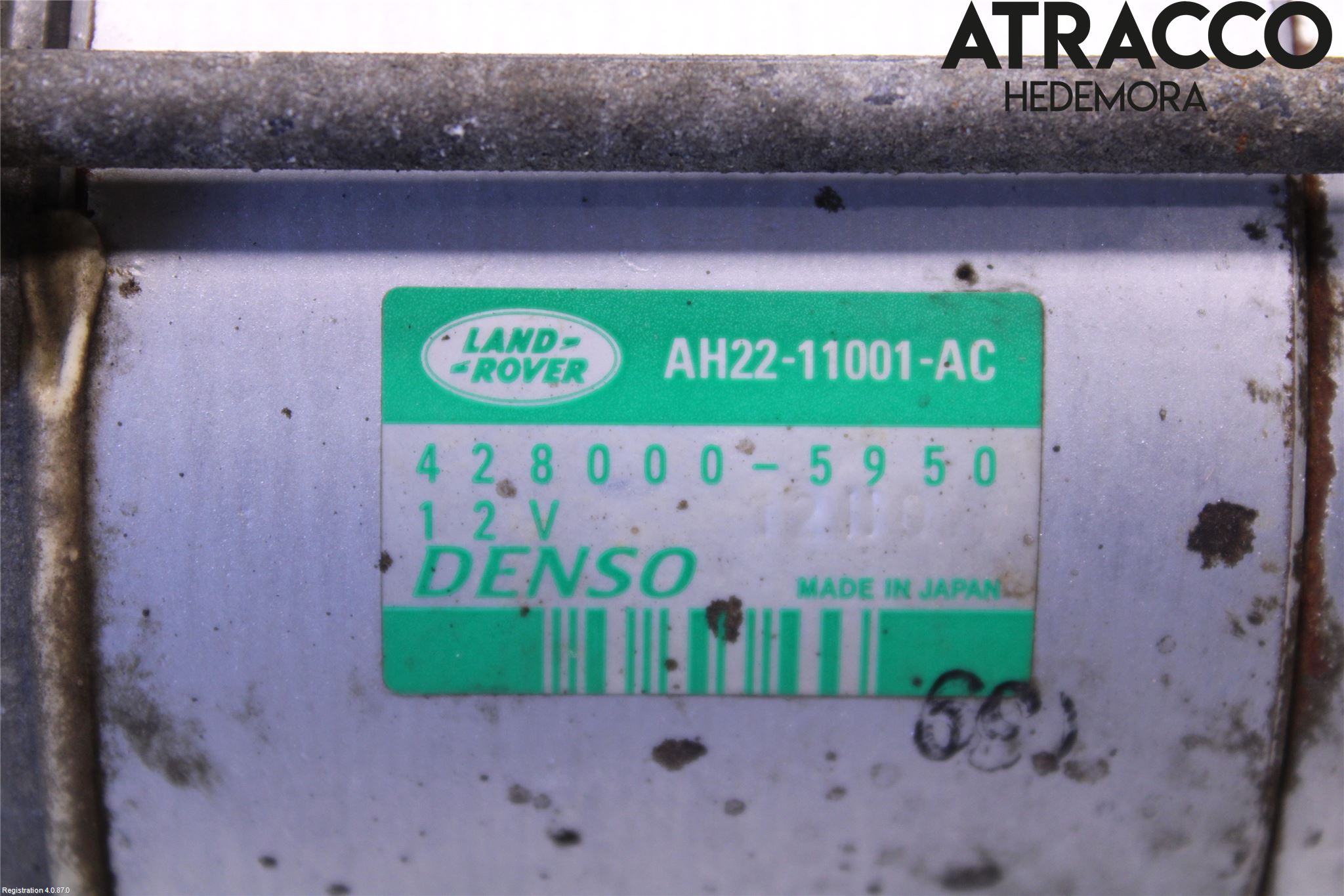 Landrover RANGE ROVER SPORT (L320) 10-13 Startmotor Diesel