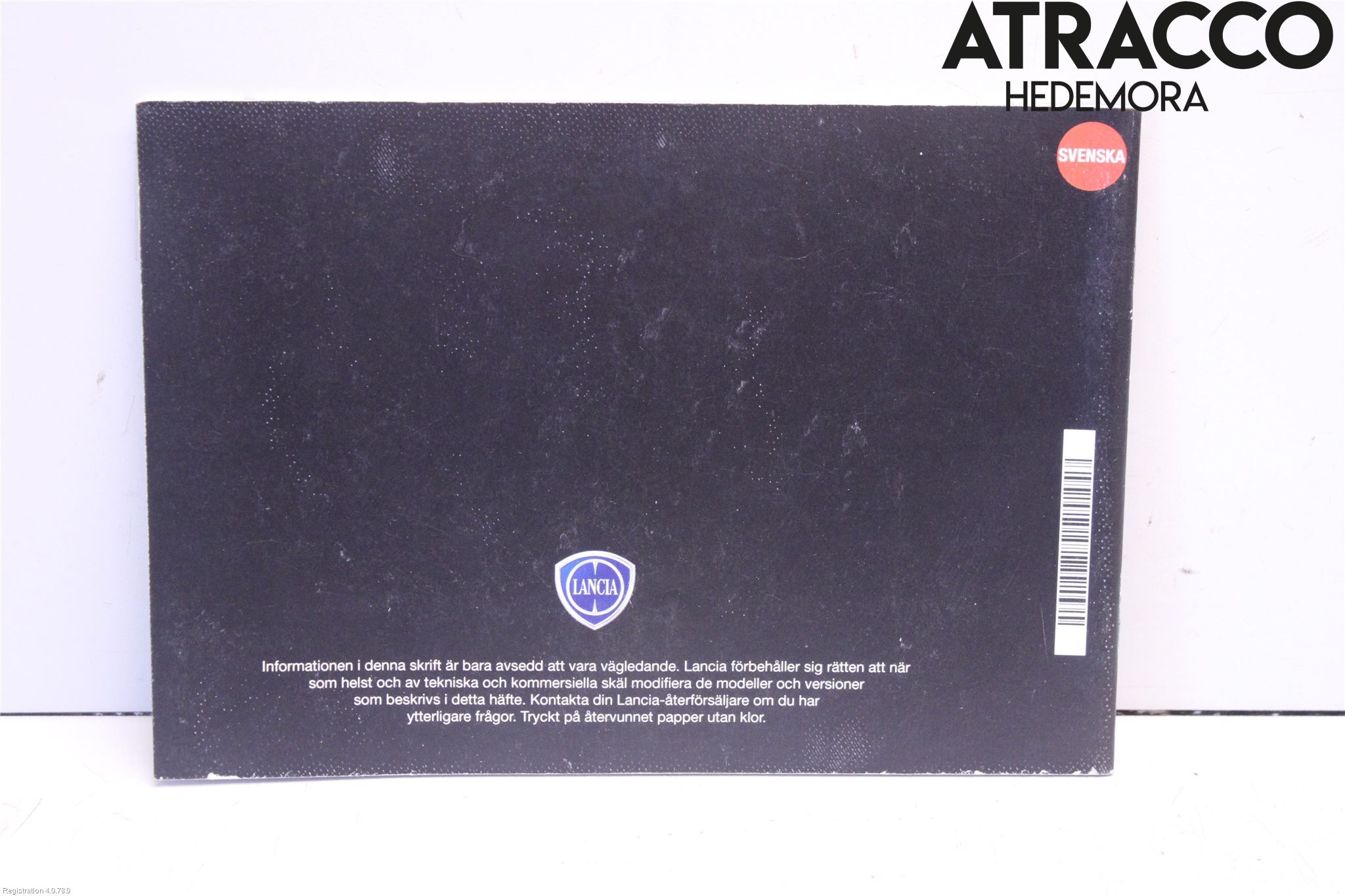 Lancia VOYAGER Instruktionsbok