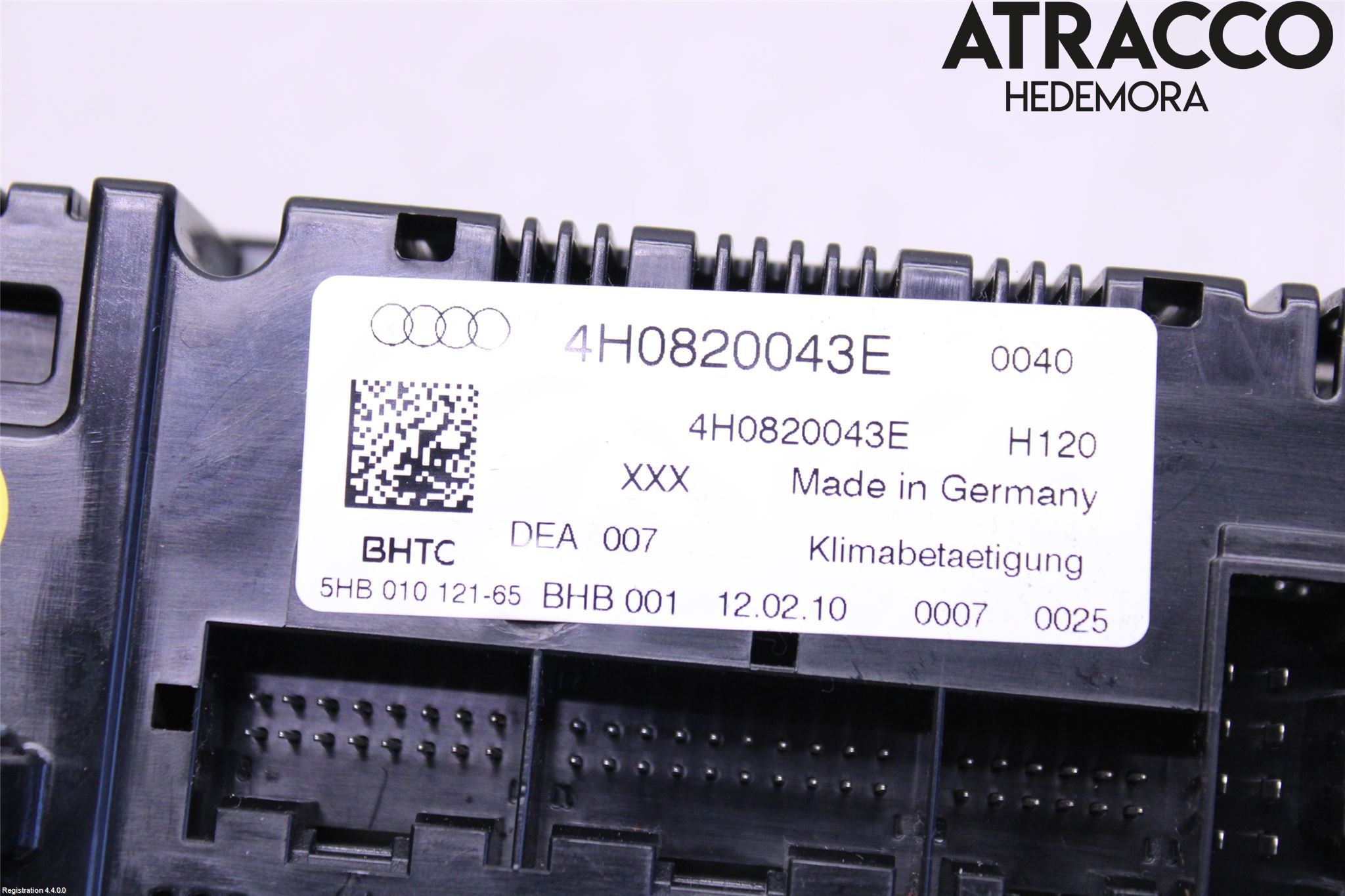 Audi A8/S8 4H 10-17 Ac Styrenhet Ac Manöveren