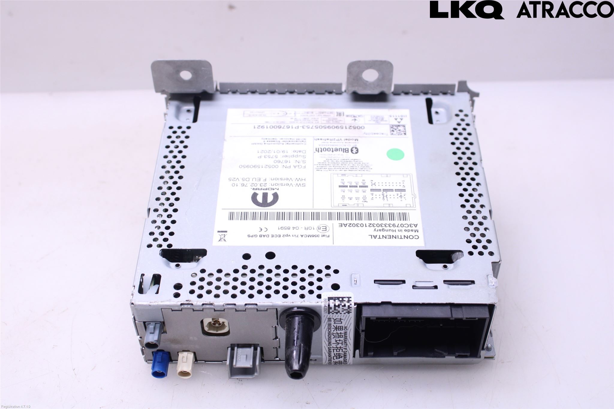 Fiat TIPO/CROSS 16- Cd Radio - Multimediapanel