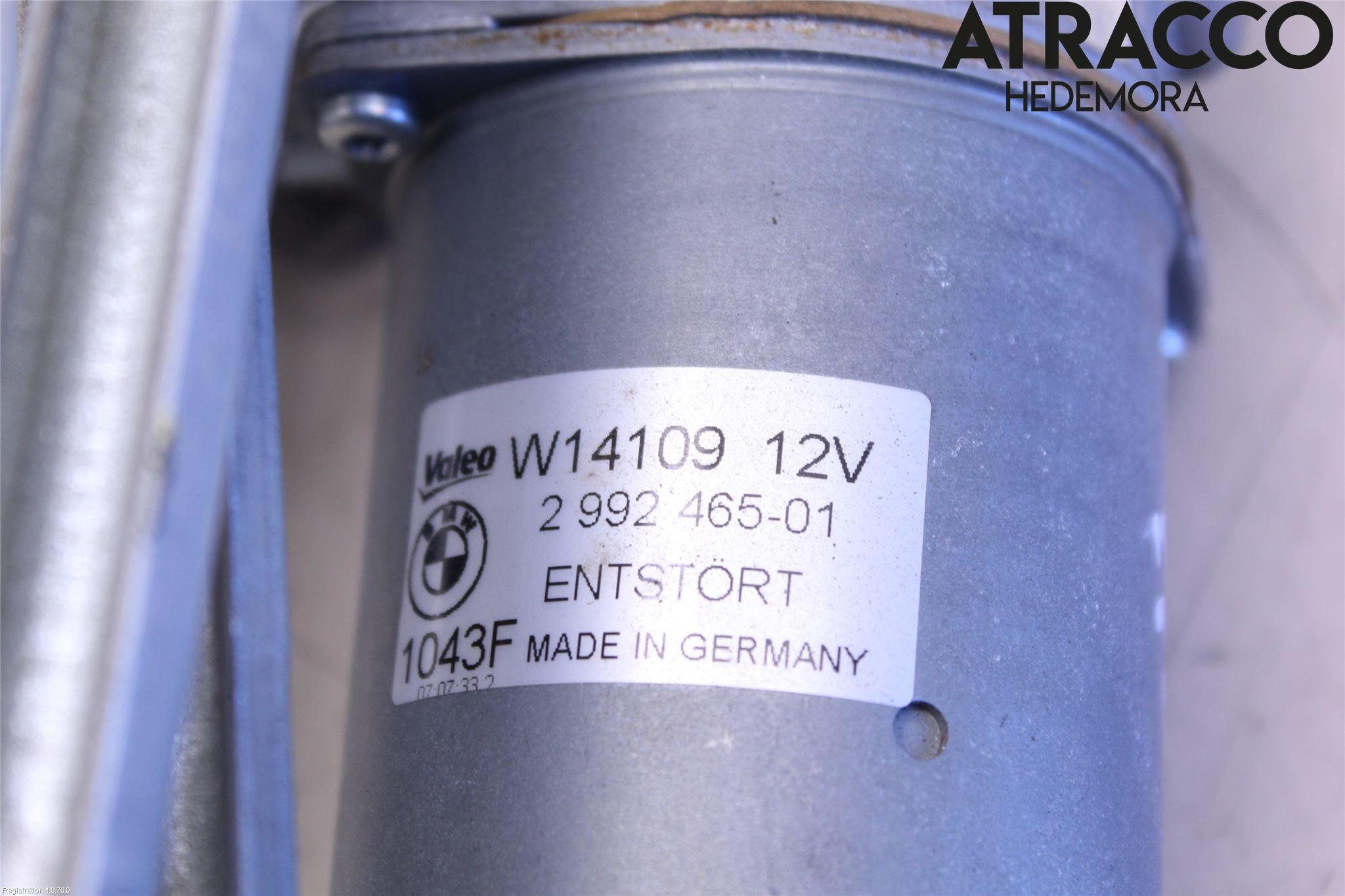 BMW X1 E84 10-15 Torkarmekanism Vindruta