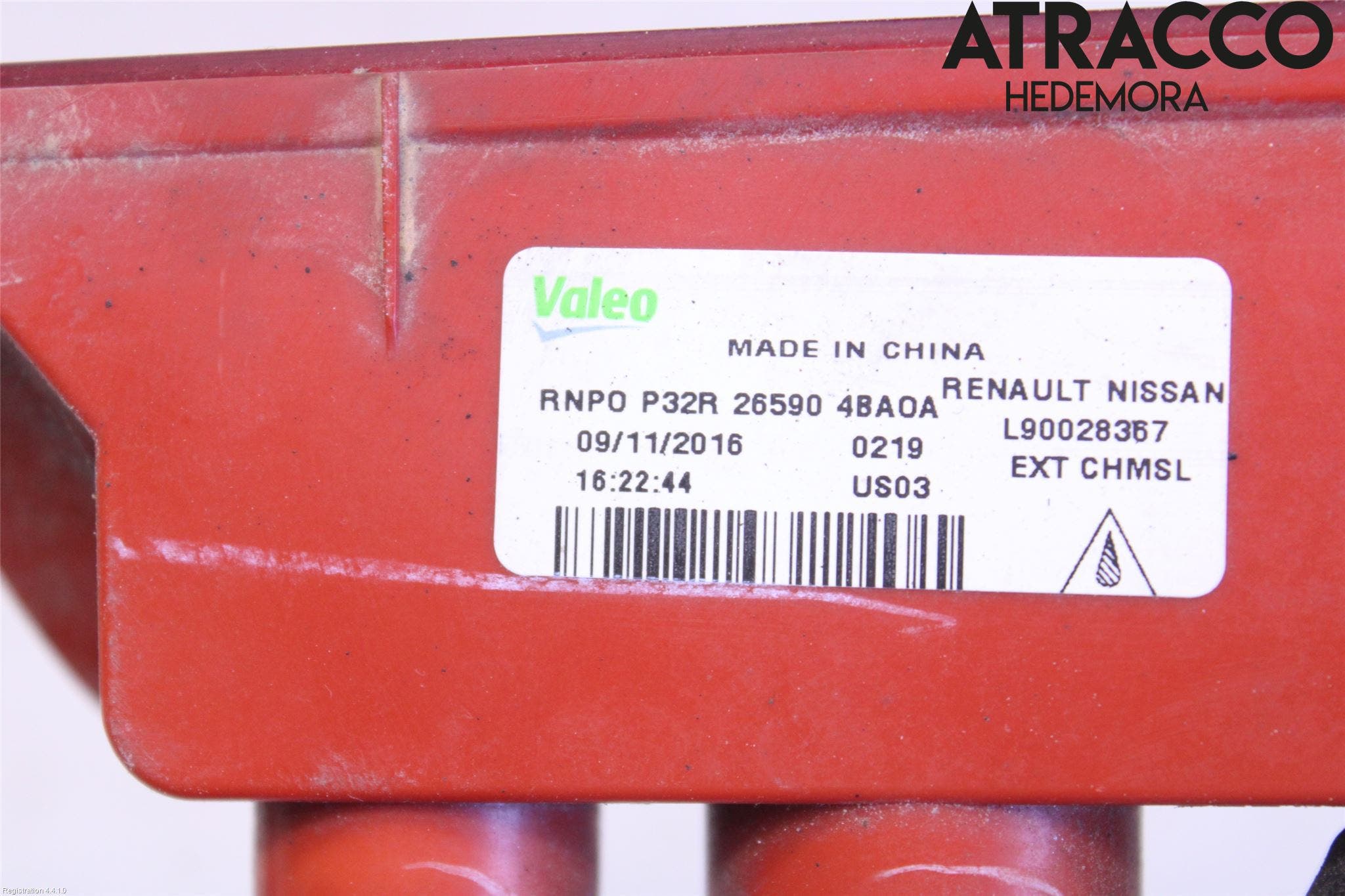 Nissan X-TRAIL 14-21 Bromsljus Bakruta